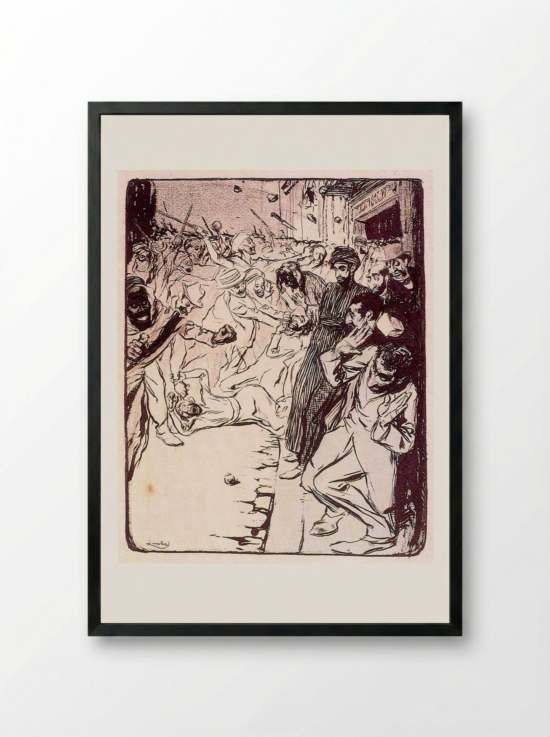 Algiers - František Kupka - Framed Print Black