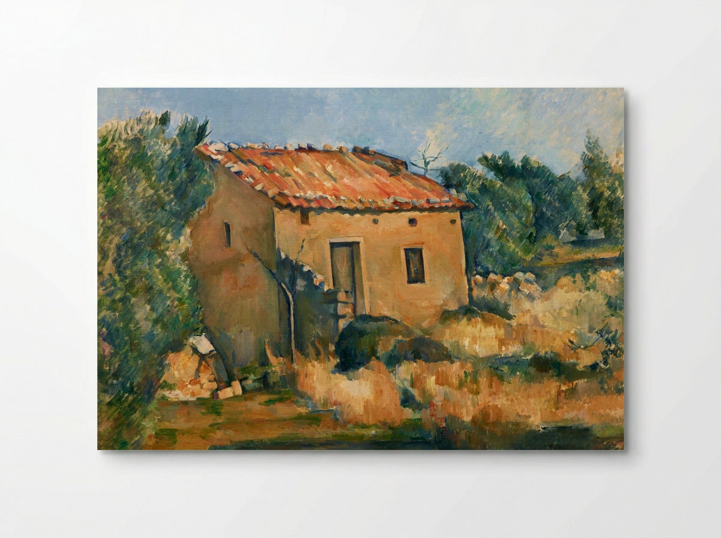 Abandoned House near Aix-en-Provence - Paul Cézanne - Poster