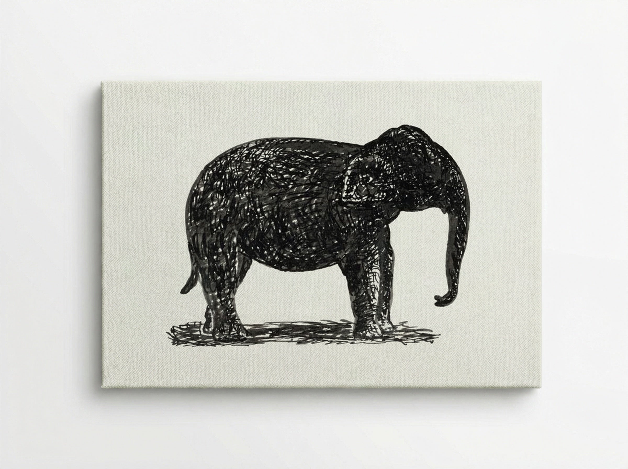 Elephant - Leo Gestel - Canvas