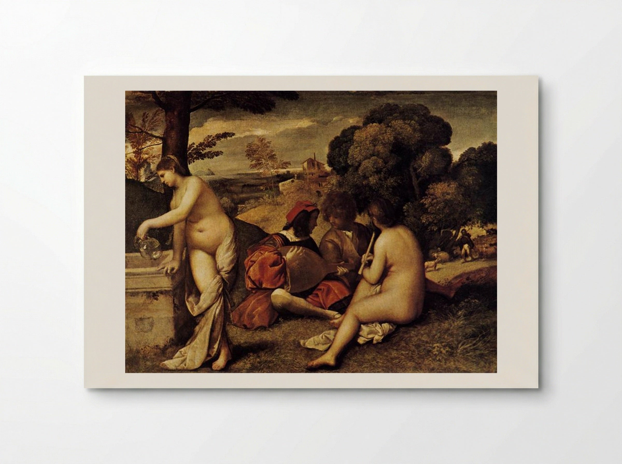 Pastoral Concert (Fête champêtre) - Giorgione - Poster