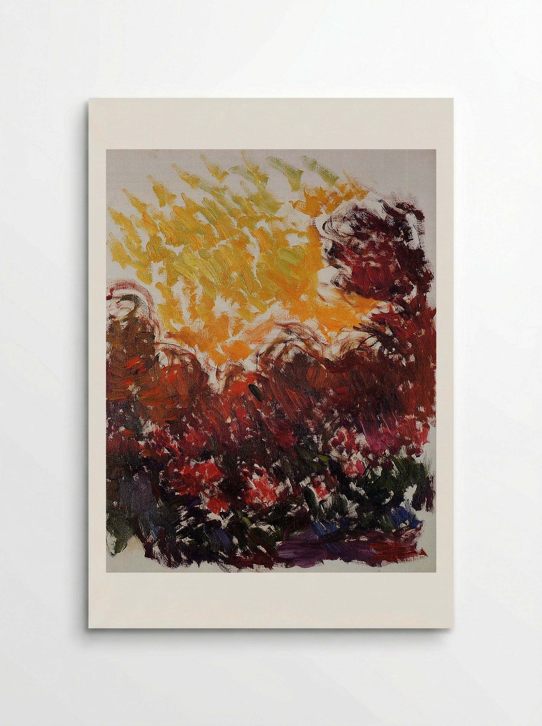 The Garden at Giverny - Claude Monet - Poster