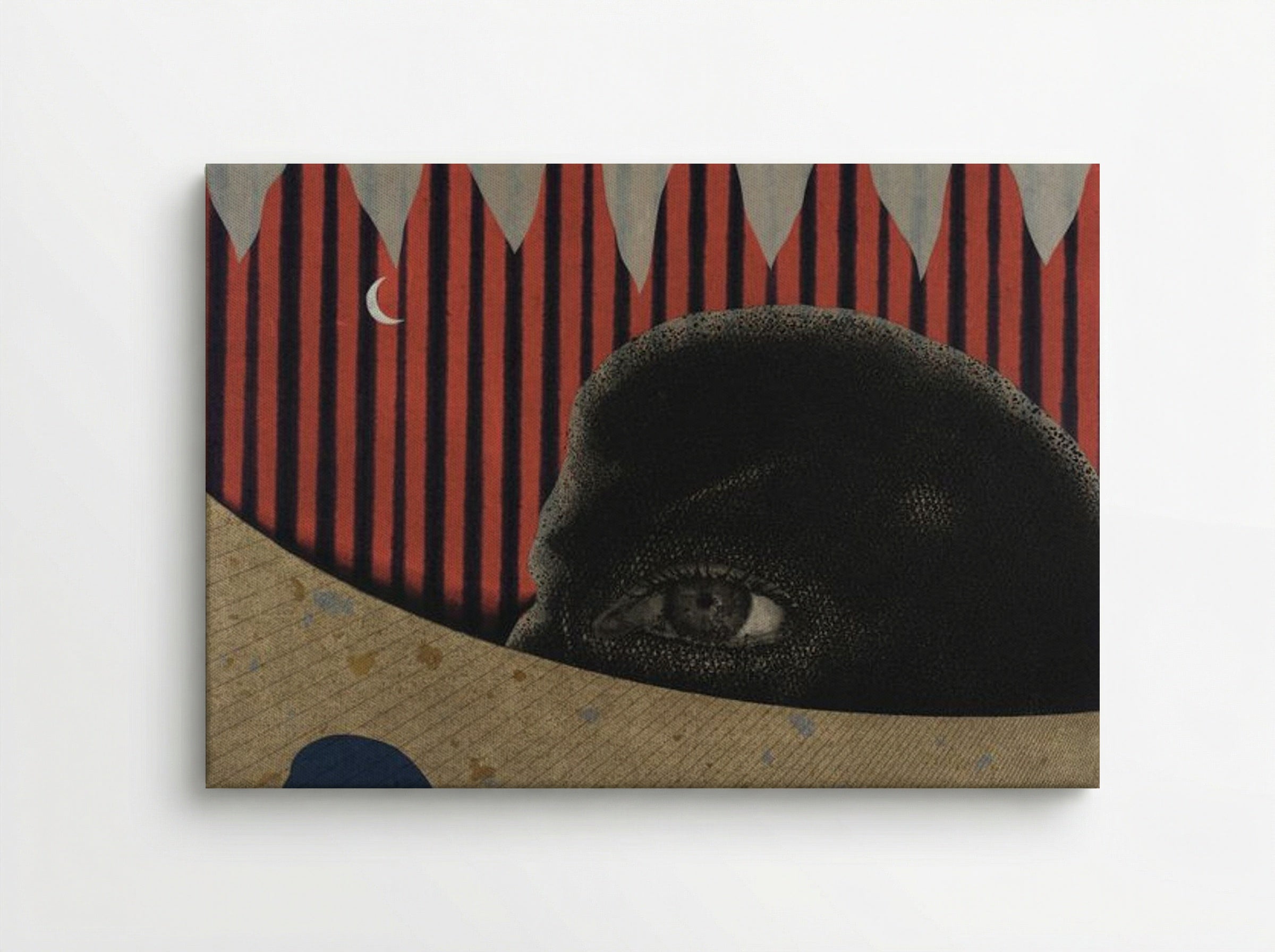Surrealist Landscape with Eye - Fine Art Print - Canvas