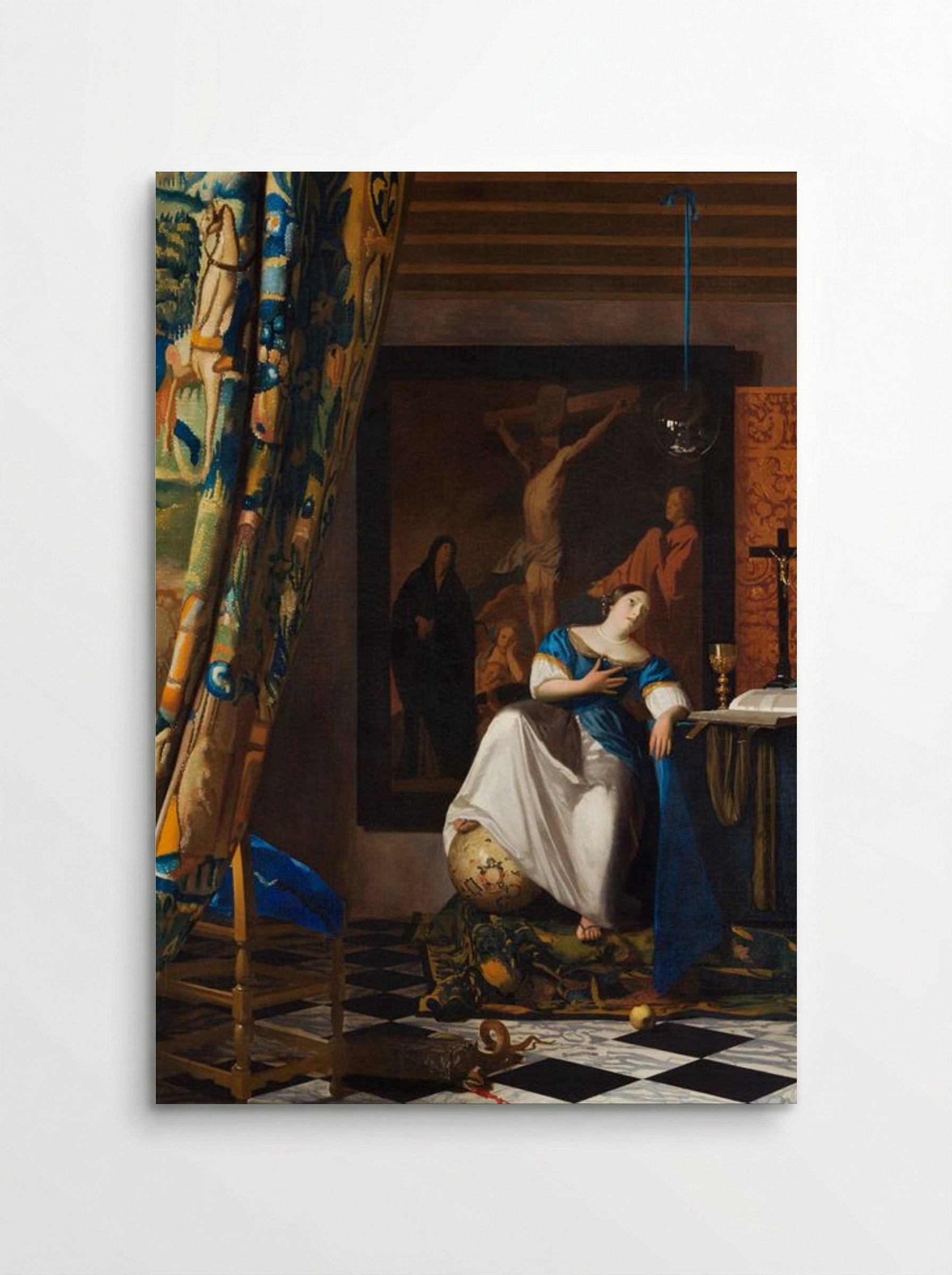 Allegory of the Catholic Faith - Johannes Vermeer - Poster
