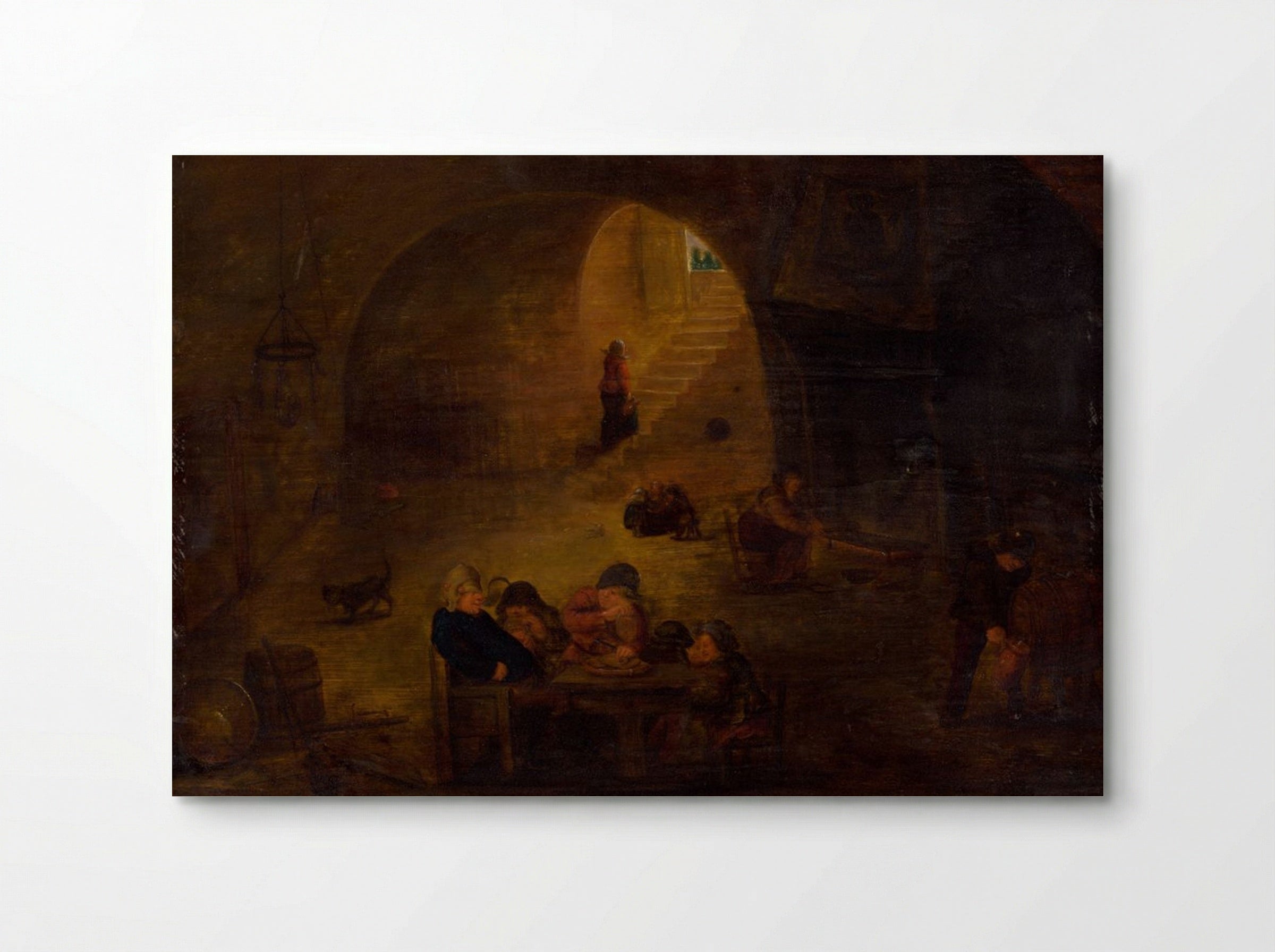 In the Wine Cellar - David Teniers the Younger - Poster