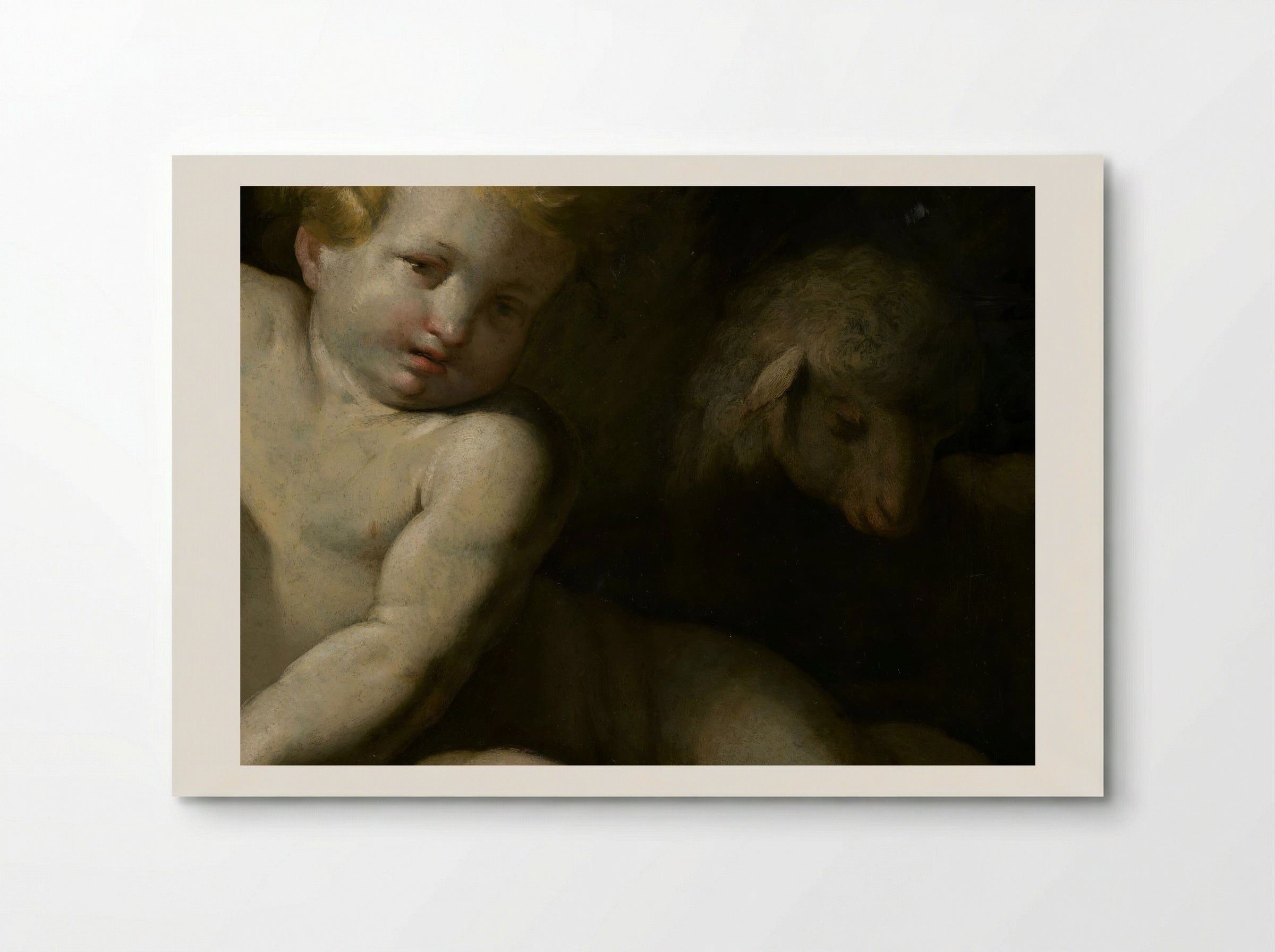 Ecce Agnus Dei (Infant Saint John the Baptist with Lamb) - Bartolomé Esteban Murillo - Poster