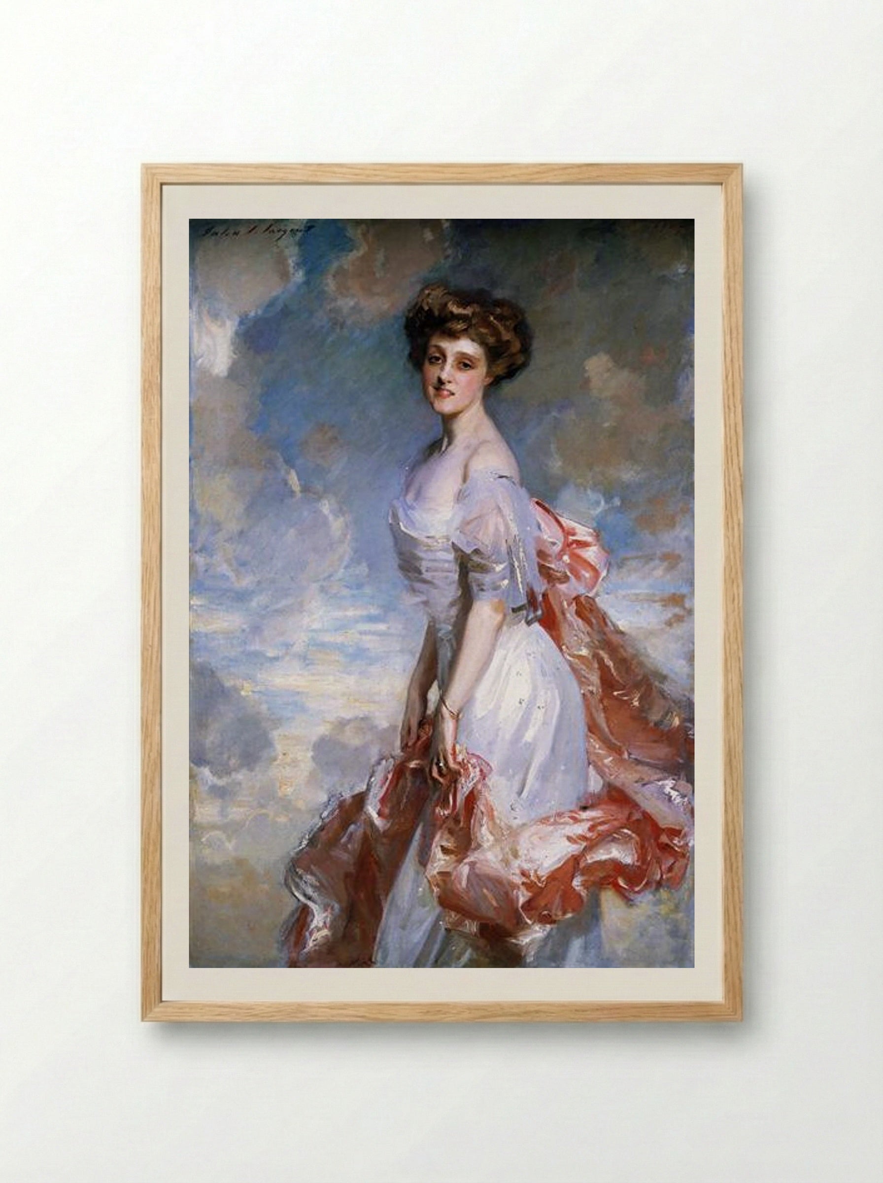 Mathilde Townsend - John Singer Sargent - Framed Print Wood