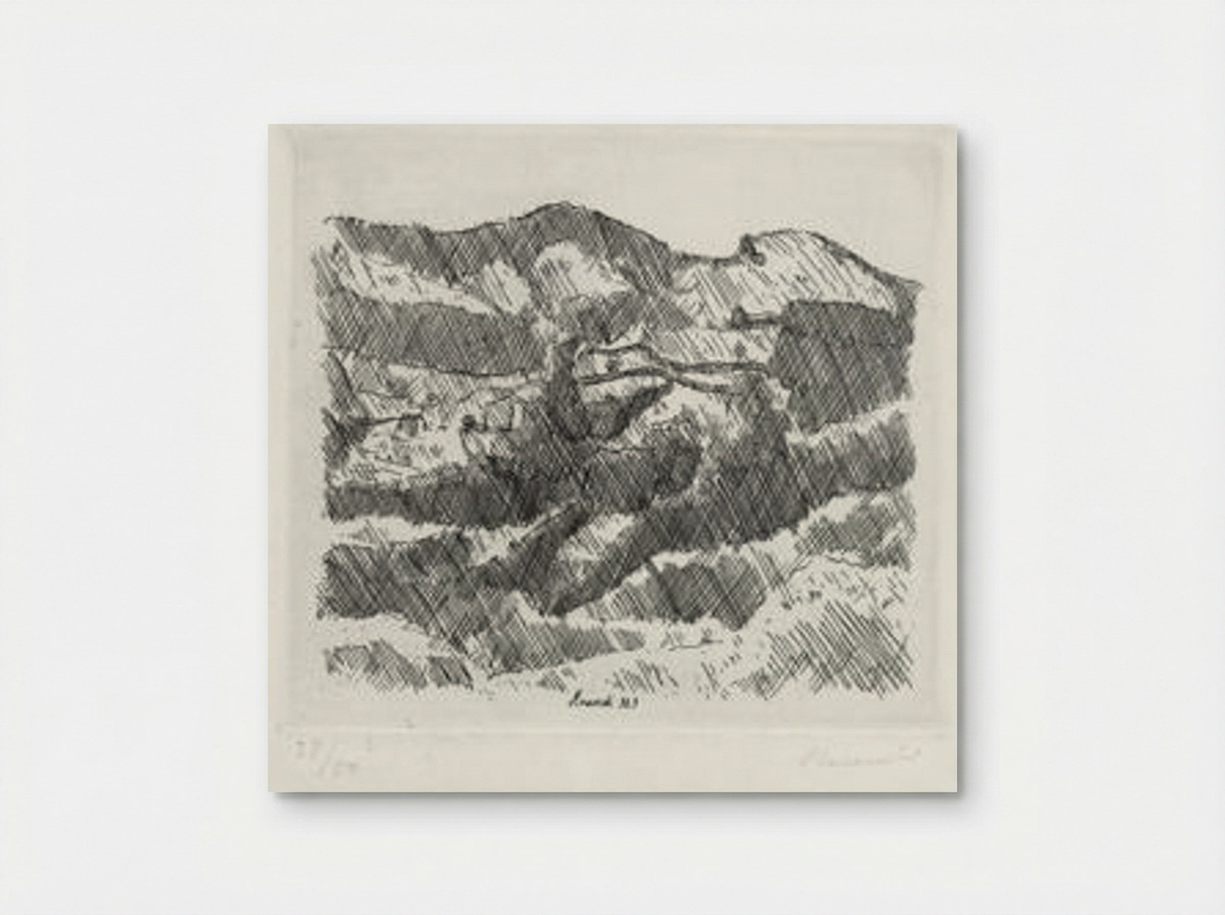 Monti di Grizzana - Giorgio Morandi - Poster