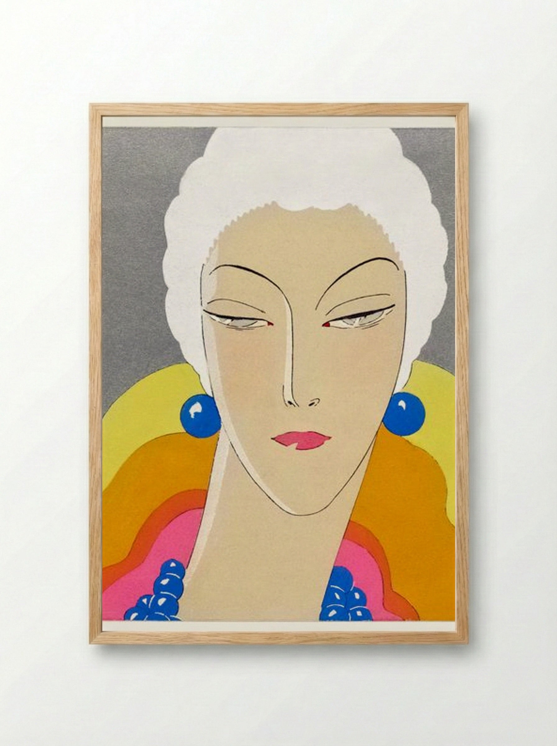 Cover of Art-Goût-Beauté, 1928 - Georges Lepape - Framed Print Wood