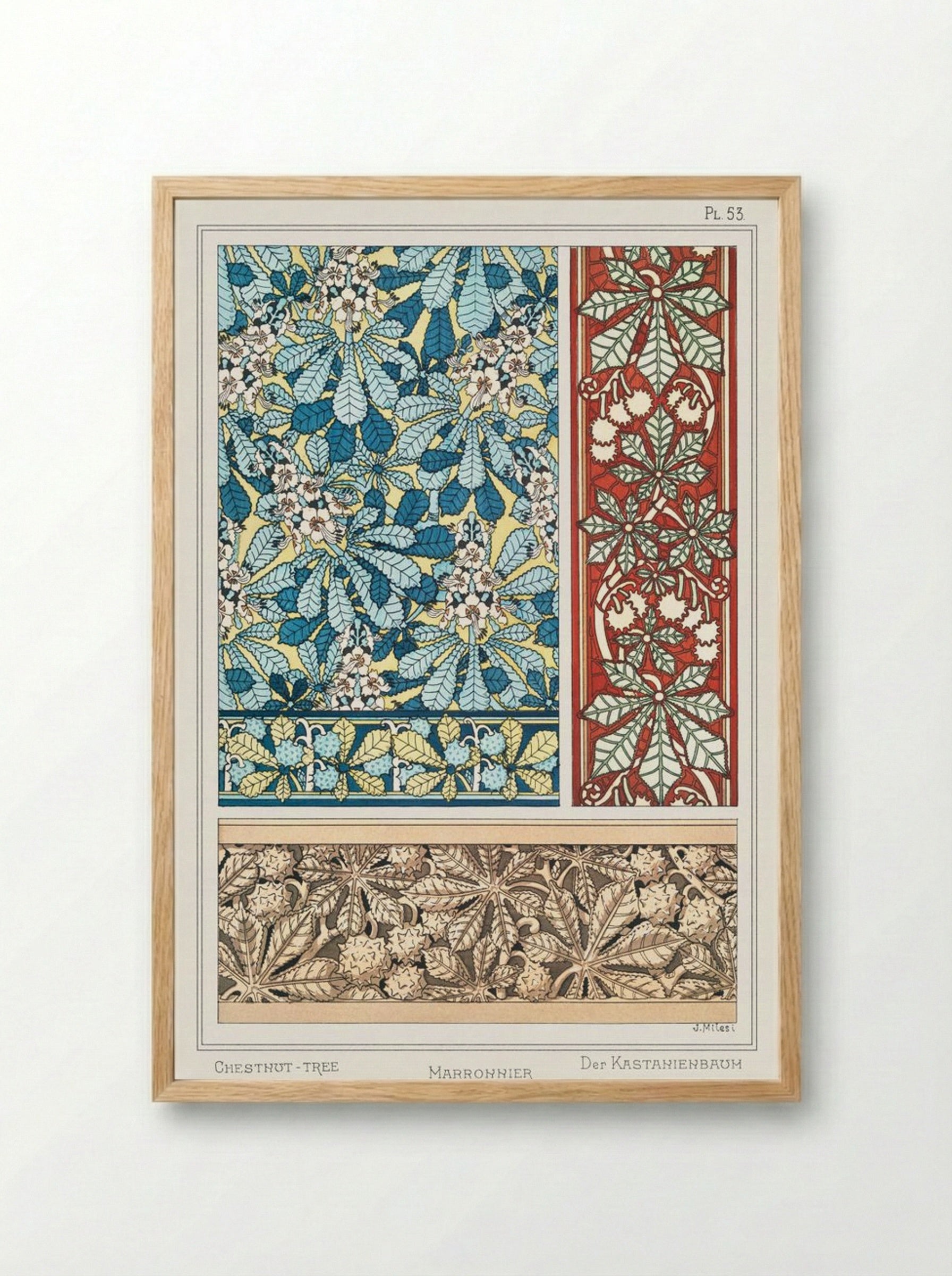 Marronnier (Chestnut Tree) - Maurice Pillard Verneuil - Framed Print Wood