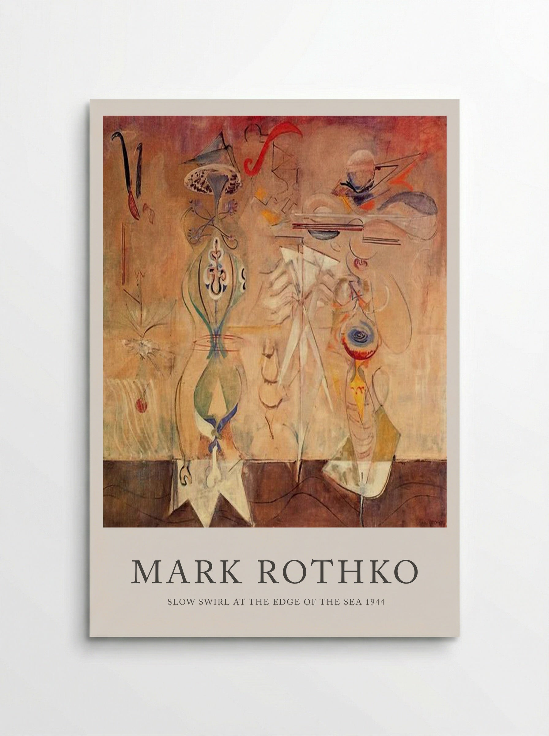 Slow Swirl at the Edge of the Sea - Mark Rothko - Poster