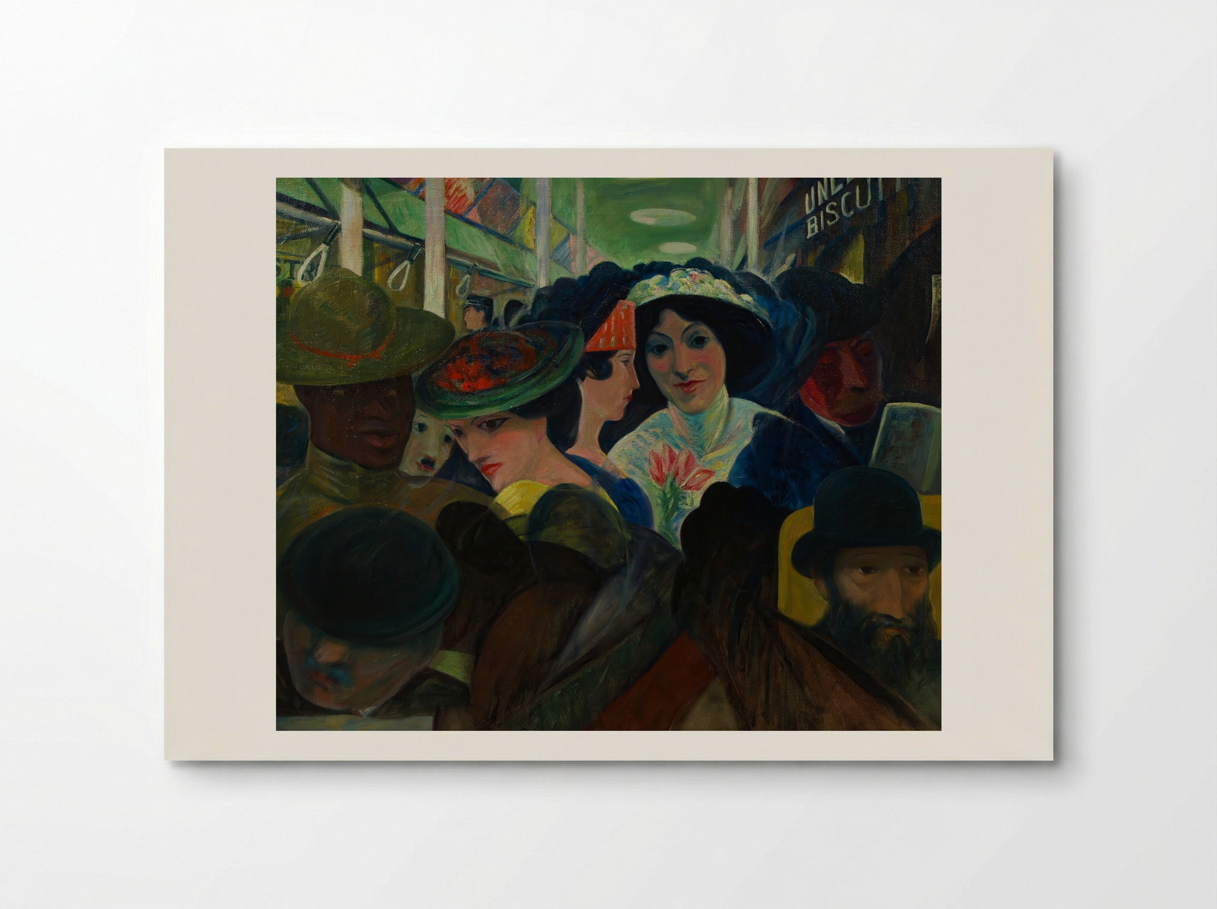 The Subway - Max Weber - Poster