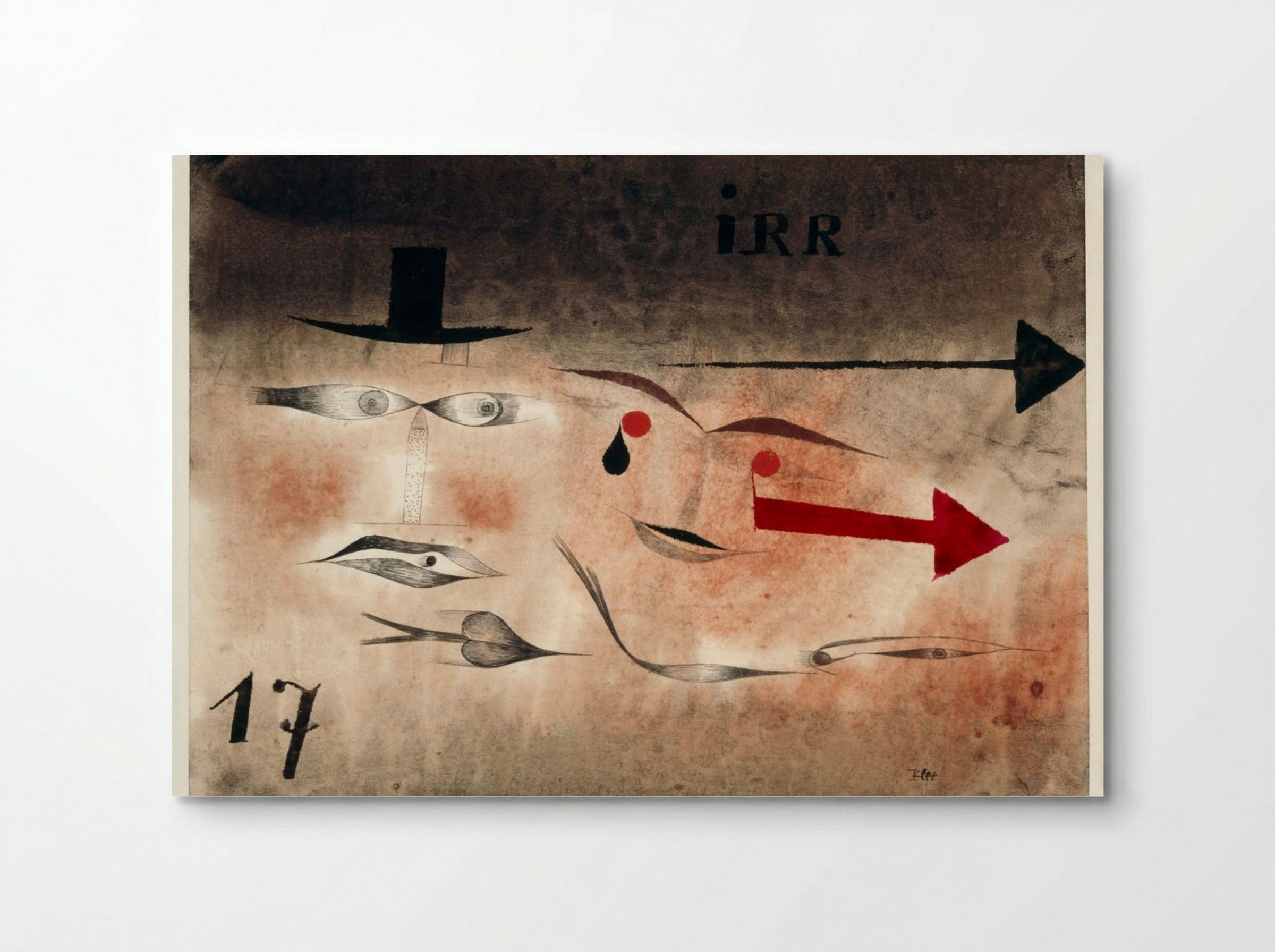 Seventeen Crazy! (Siebzehn Verrückt!) - Paul Klee - Poster