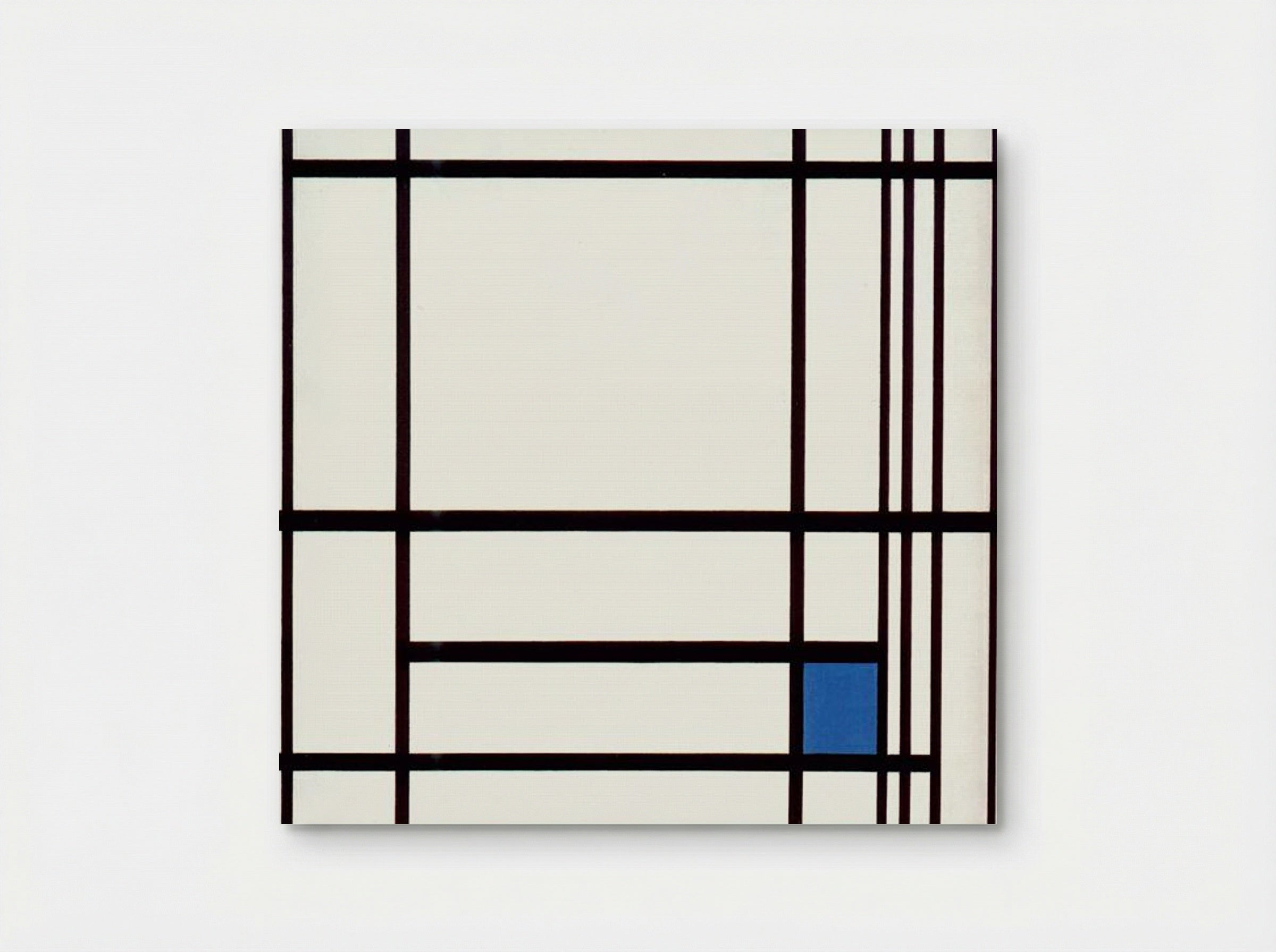 Composition with Blue - Piet Mondrian - Poster