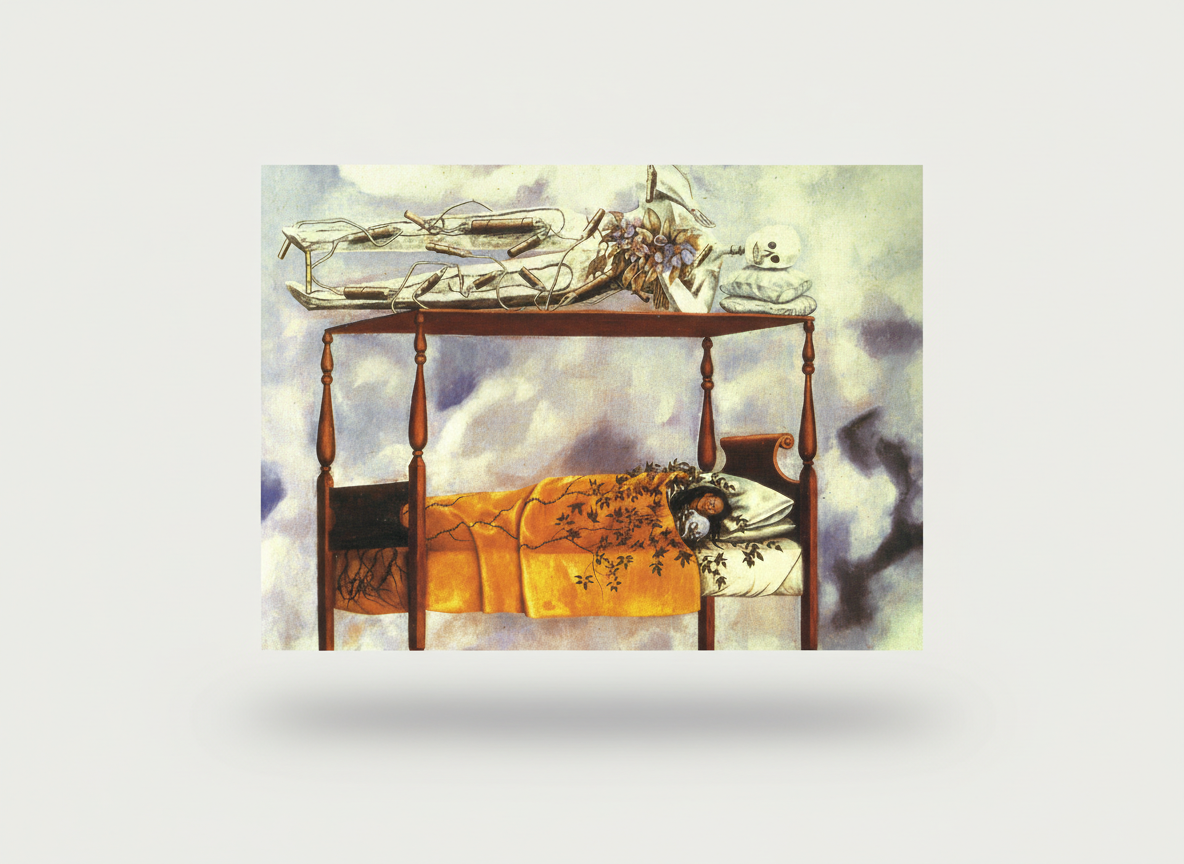 The Dream (The Bed) - Frida Kahlo - Poster