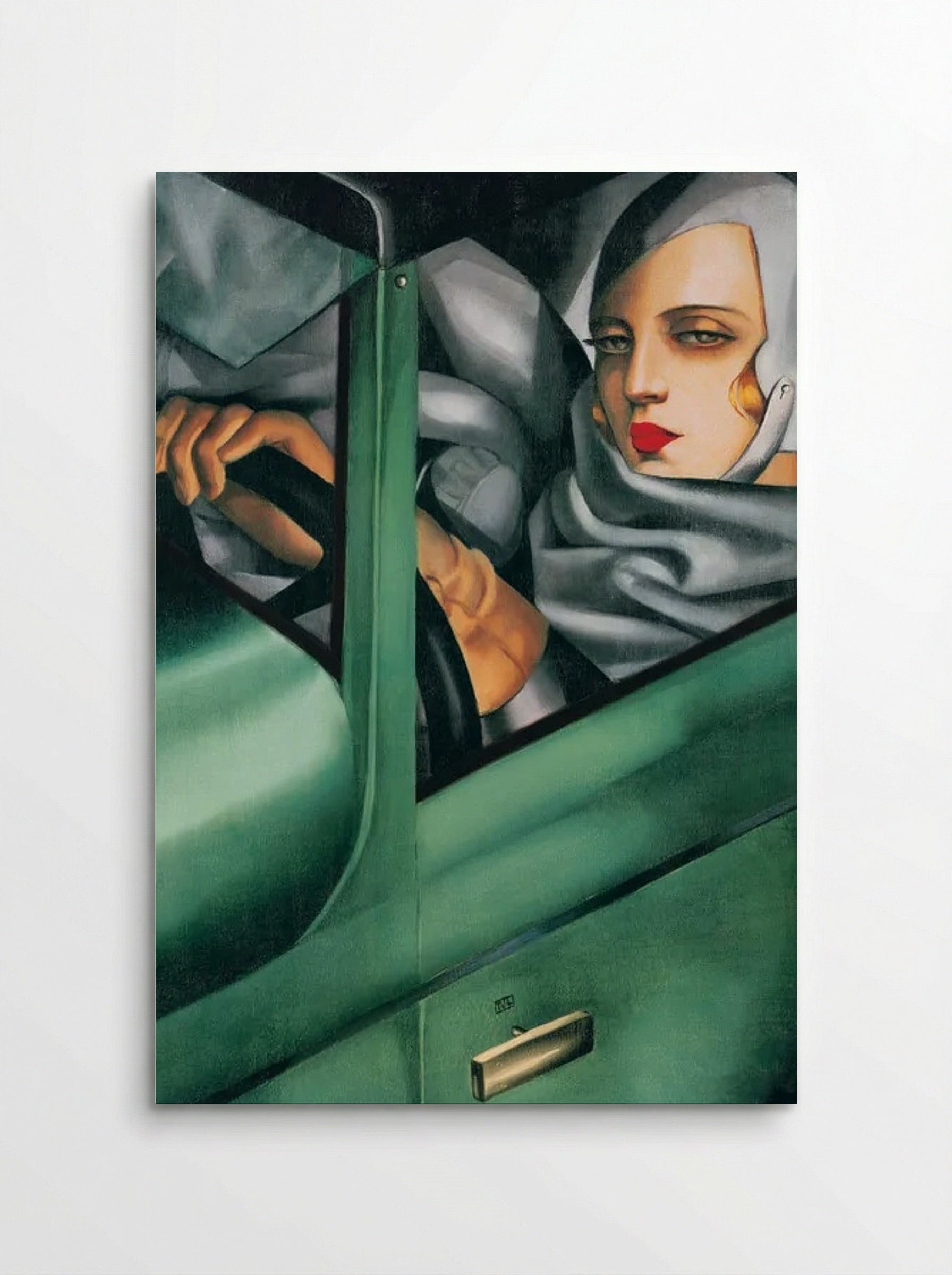 My Portrait (Self-Portrait in the Green Bugatti) - Tamara de Lempicka - Poster
