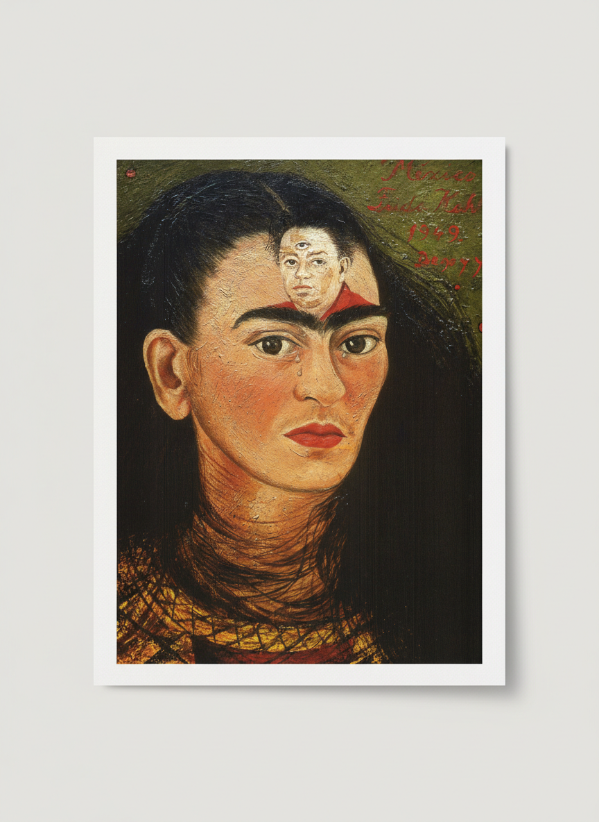 Diego and I - Frida Kahlo - Poster