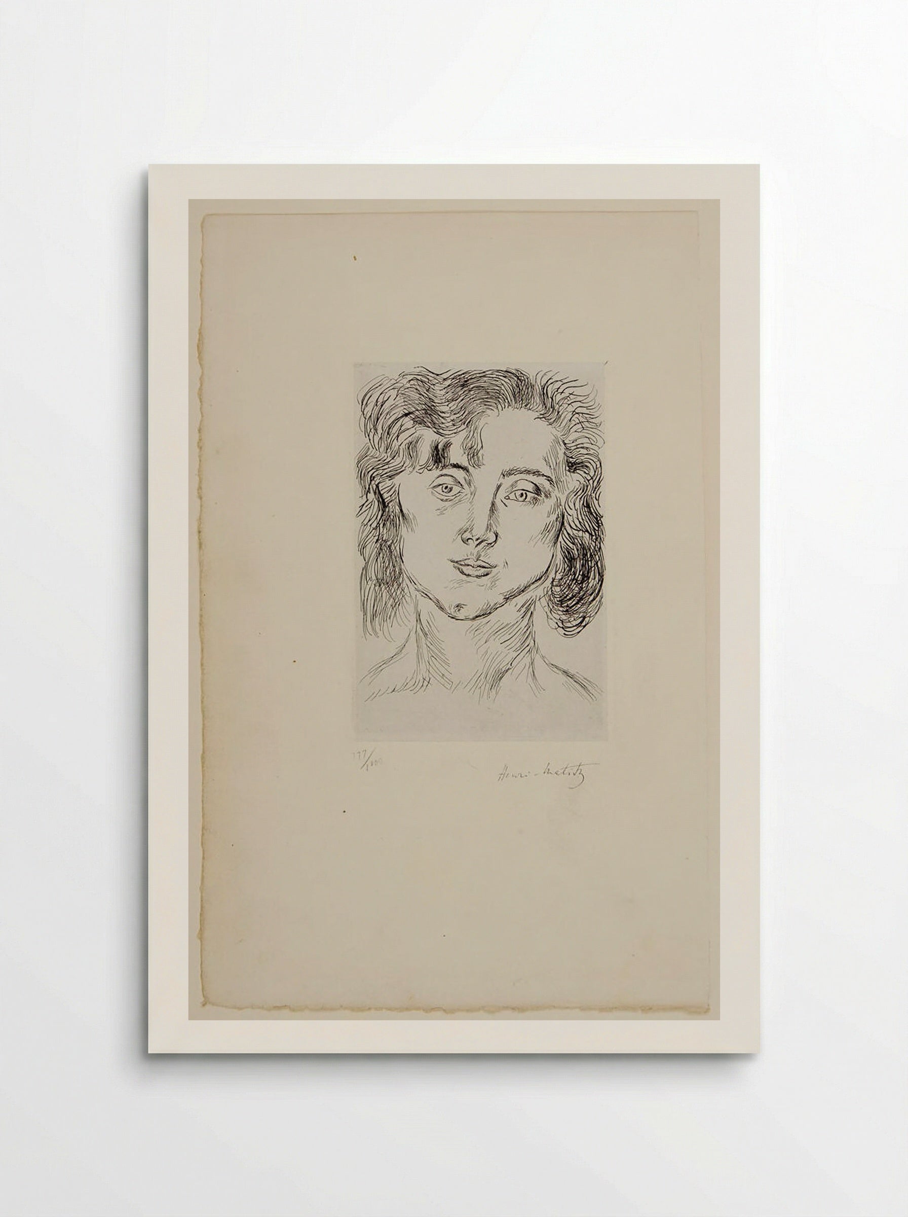 Head of a Woman - Henri Matisse - Poster