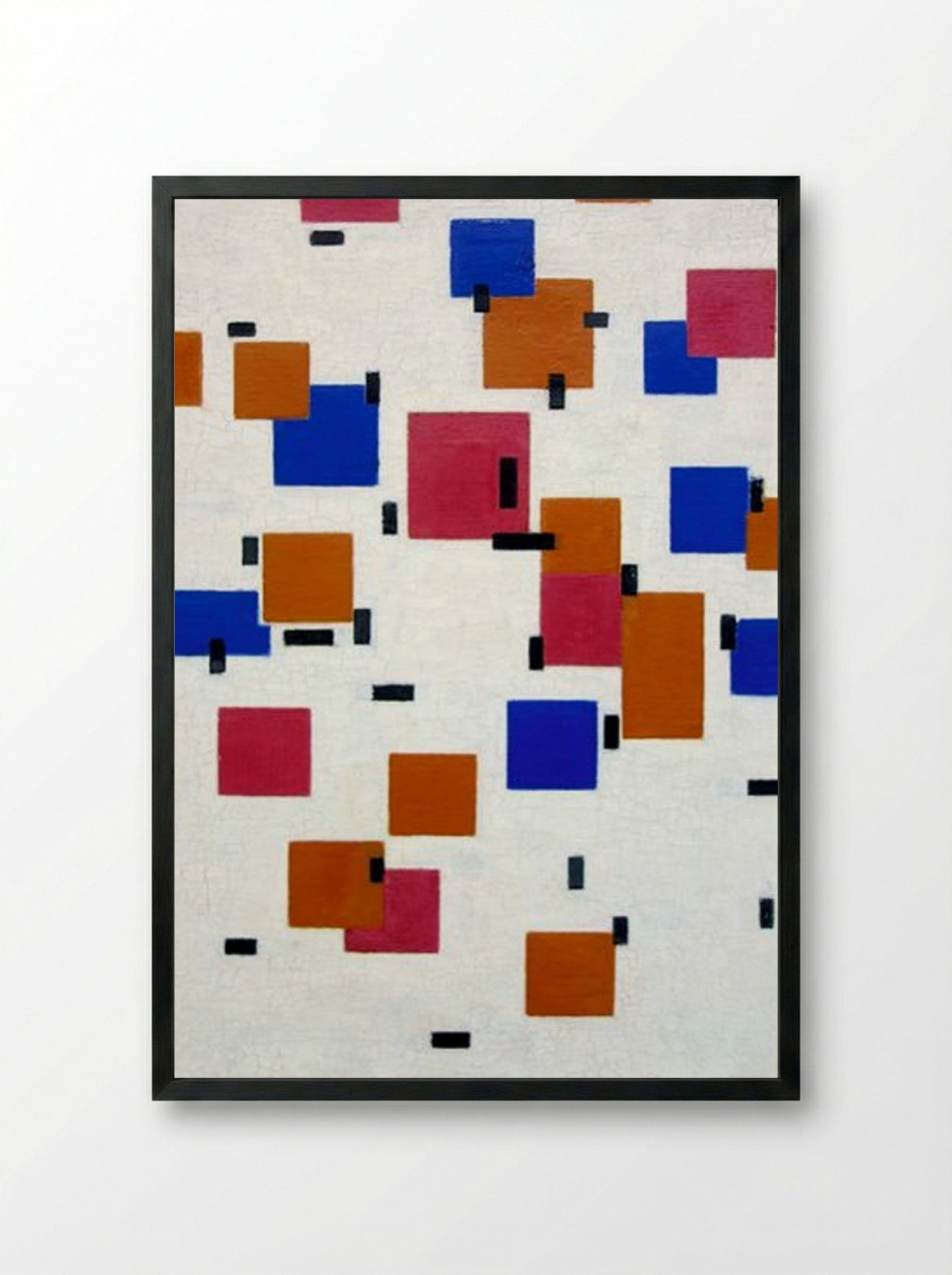 Composition in Colour A - Piet Mondrian - Framed Print Black