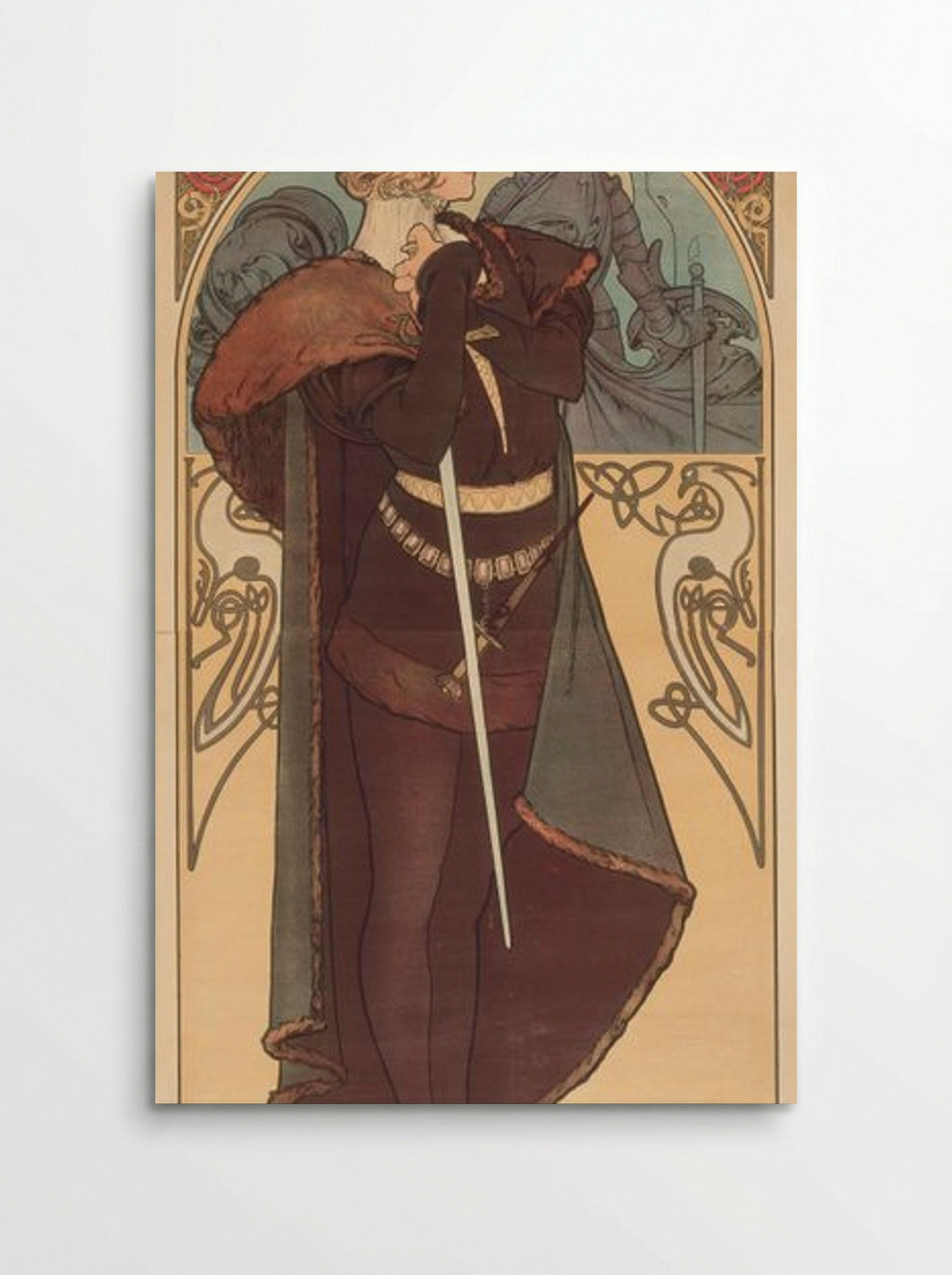 Hamlet, Sarah Bernhardt - Alphonse Mucha - Poster