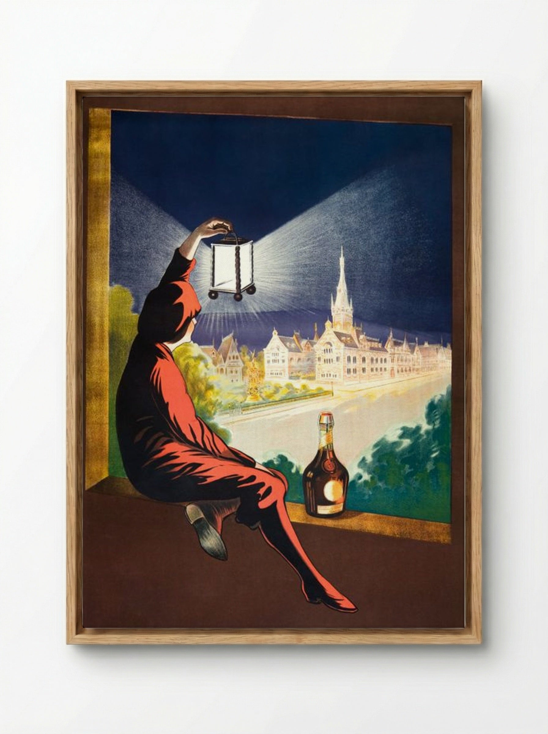 Benedictine - Leonetto Cappiello - Framed Canvas Wood