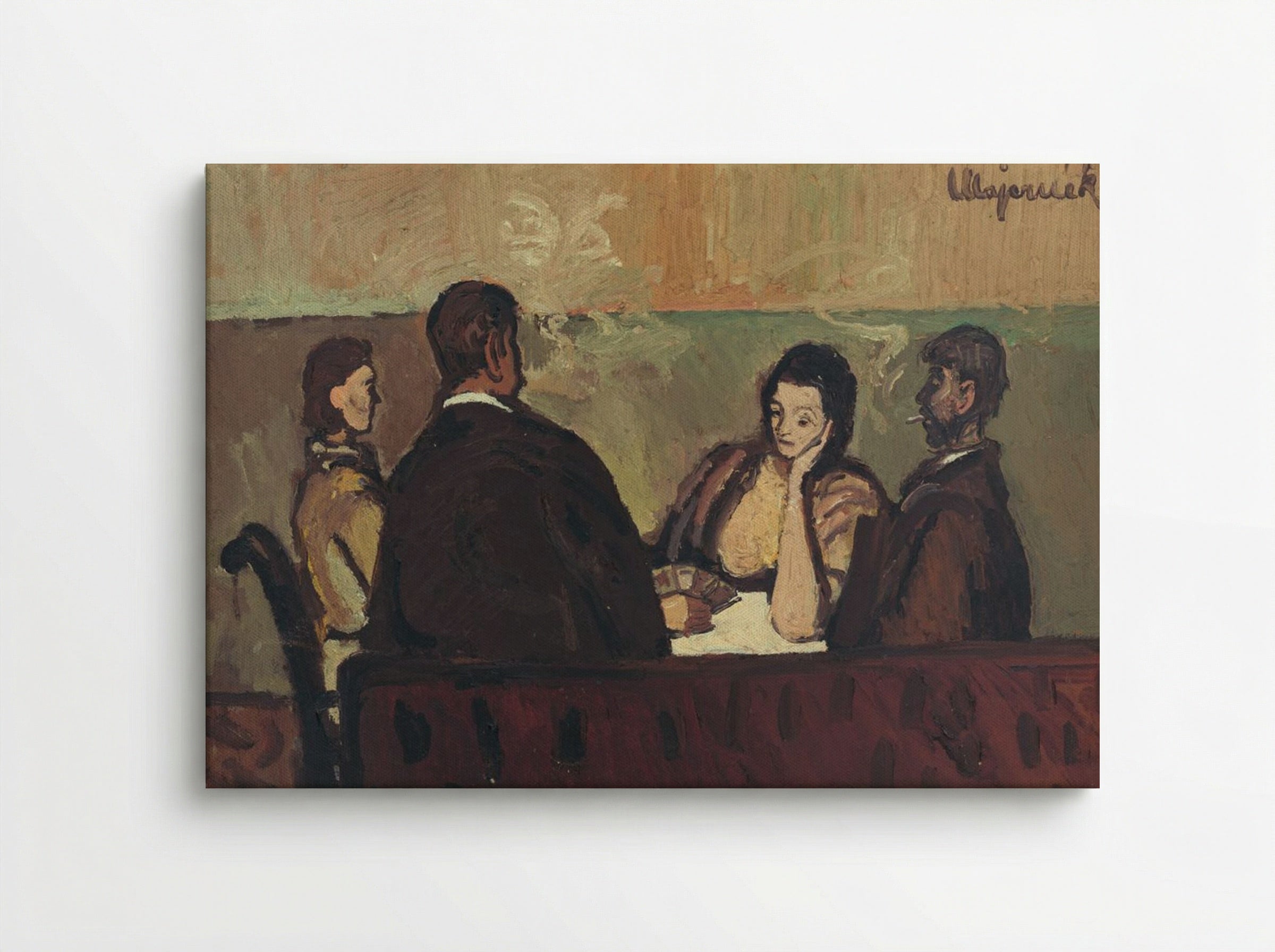Card Players - Cyprián Majerník - Canvas