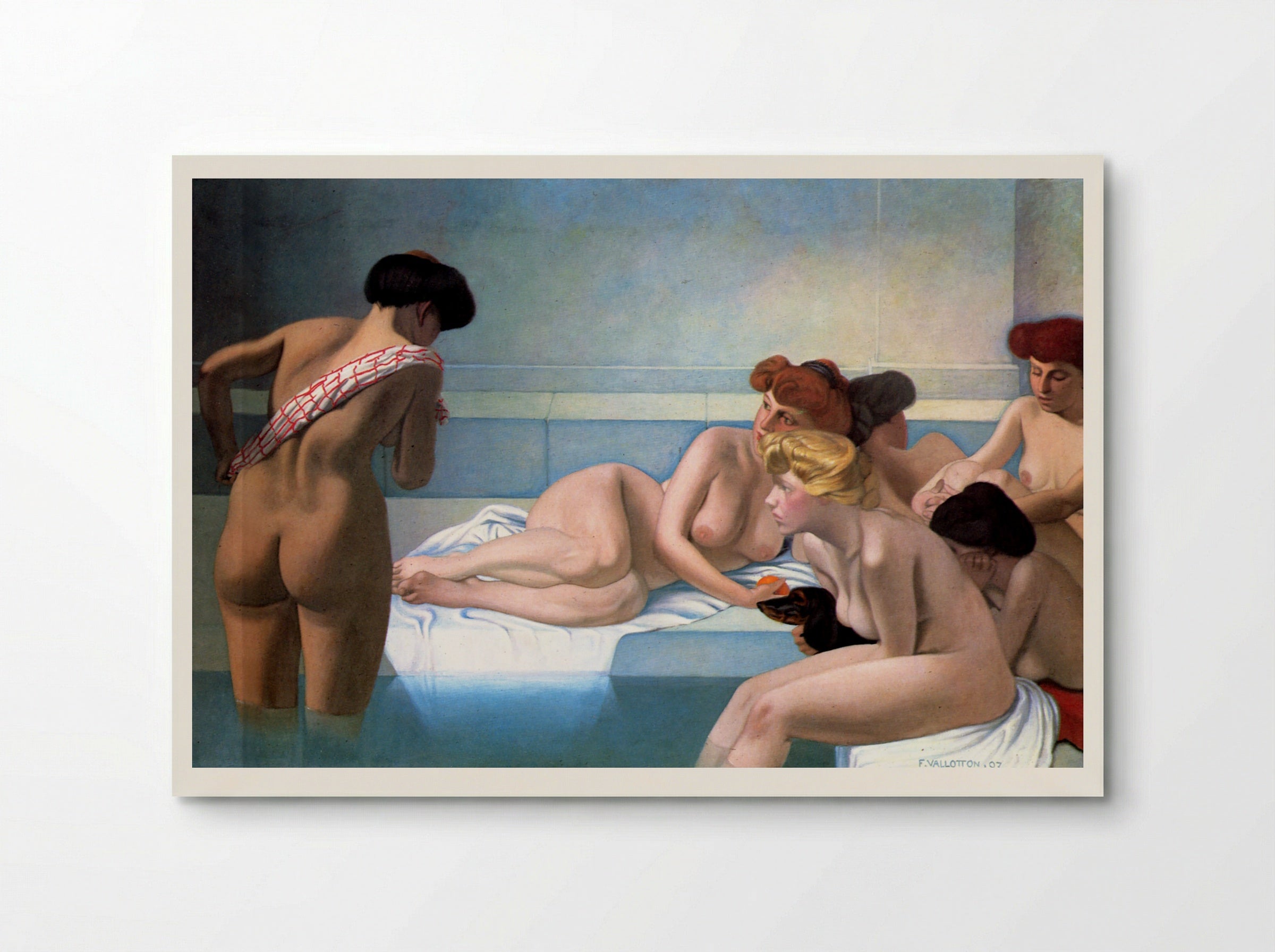 The Turkish Bath - Félix Vallotton - Poster