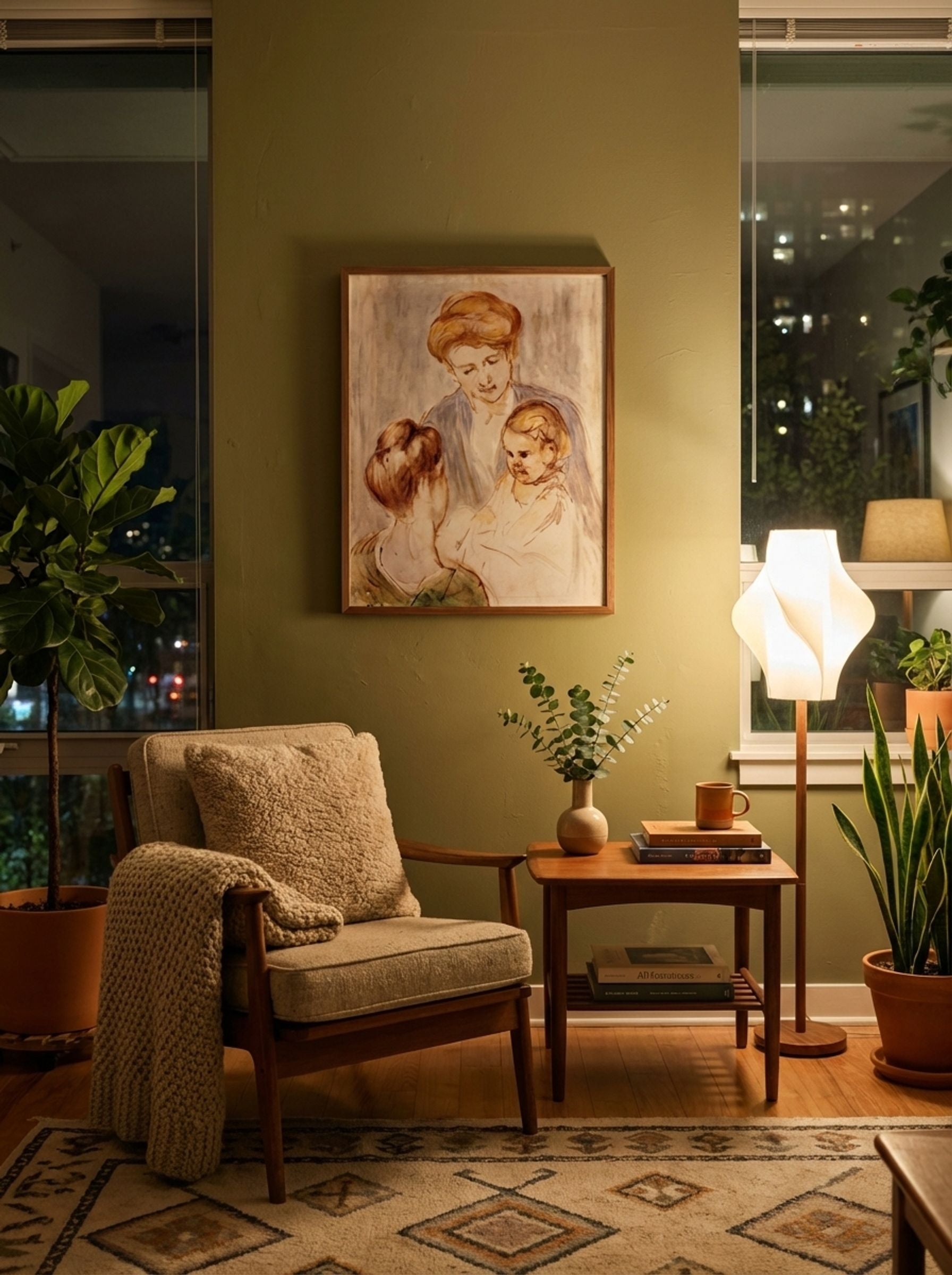 A Baby Smiling at Two Young Women - Mary Cassatt - Lifestyle