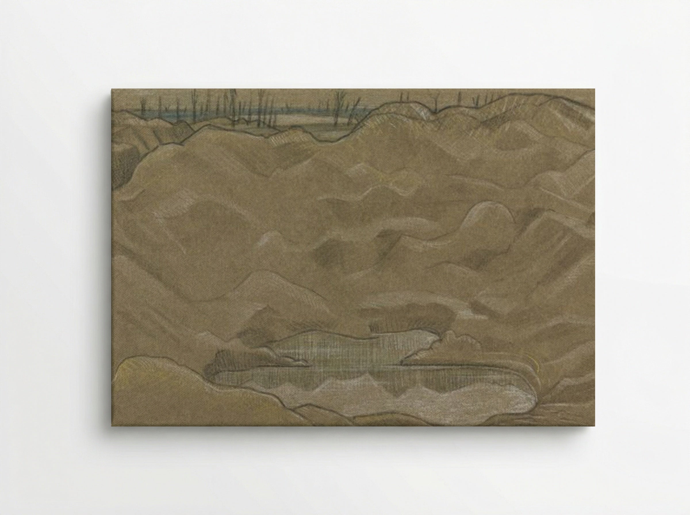 A Shell Crater - Paul Nash - Canvas