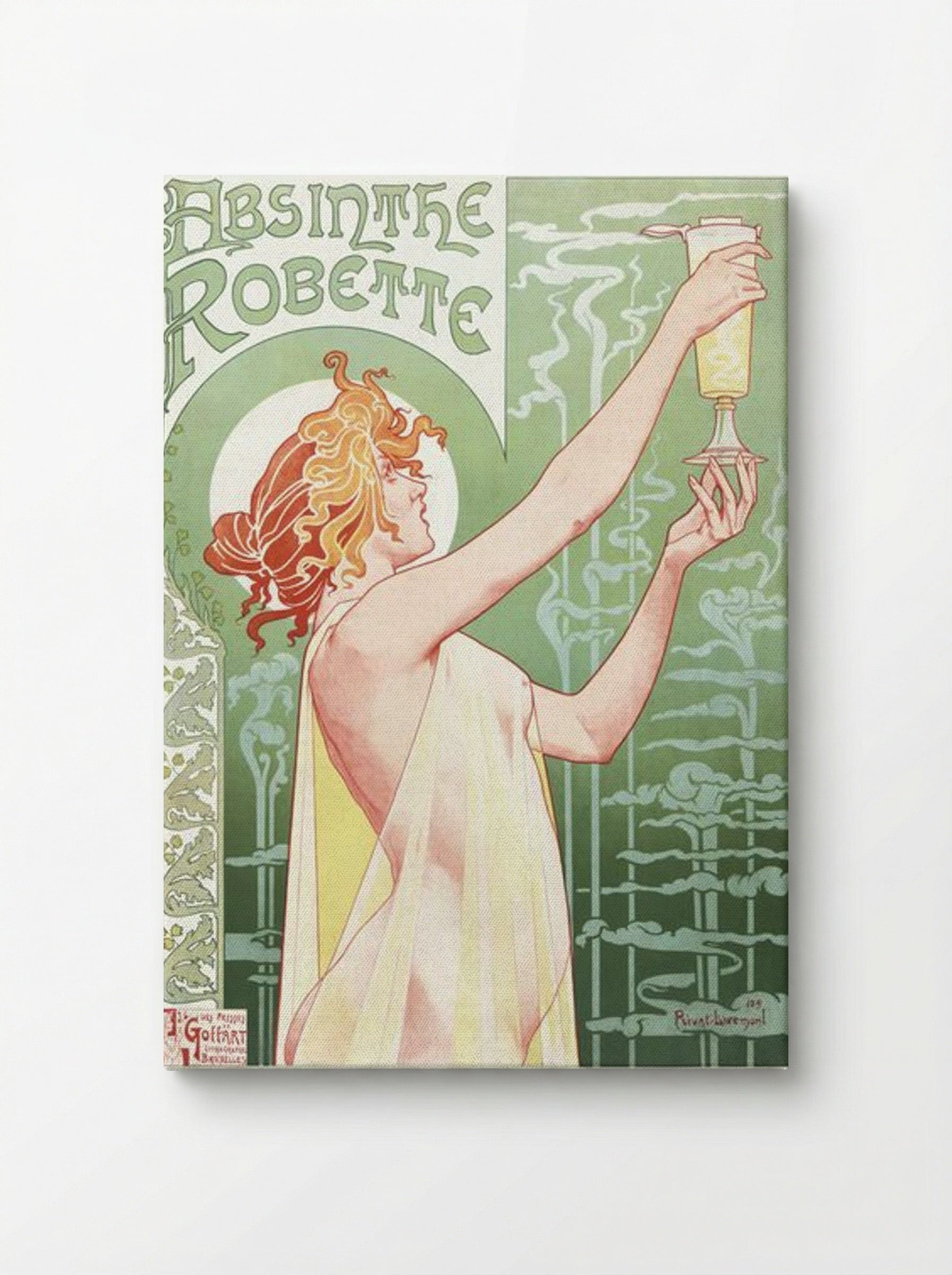 Absinthe Robette - Privat Livemont - Canvas