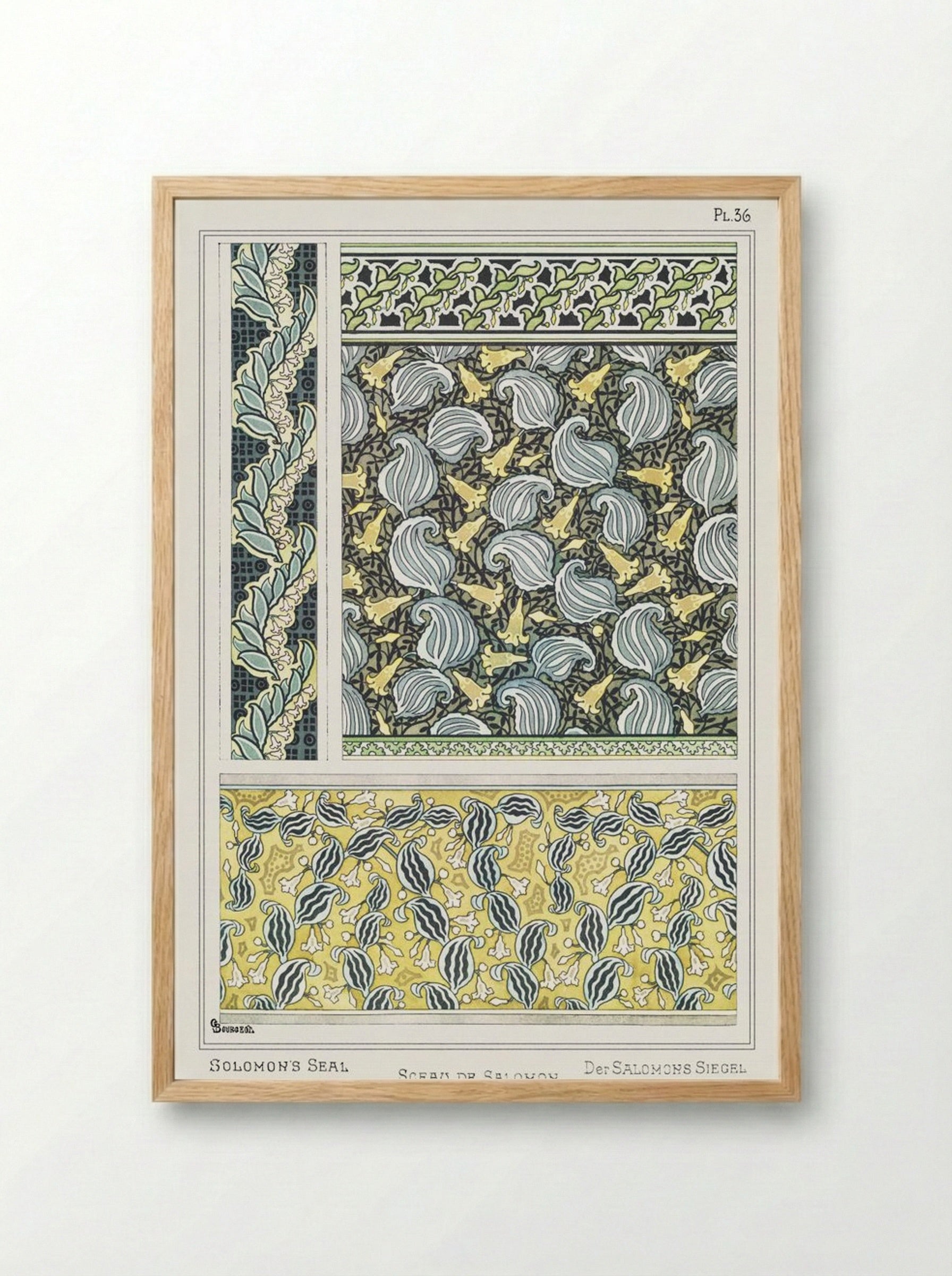 Sceau de Salomon (Solomon's Seal) - Maurice Pillard Verneuil - Framed Print Wood