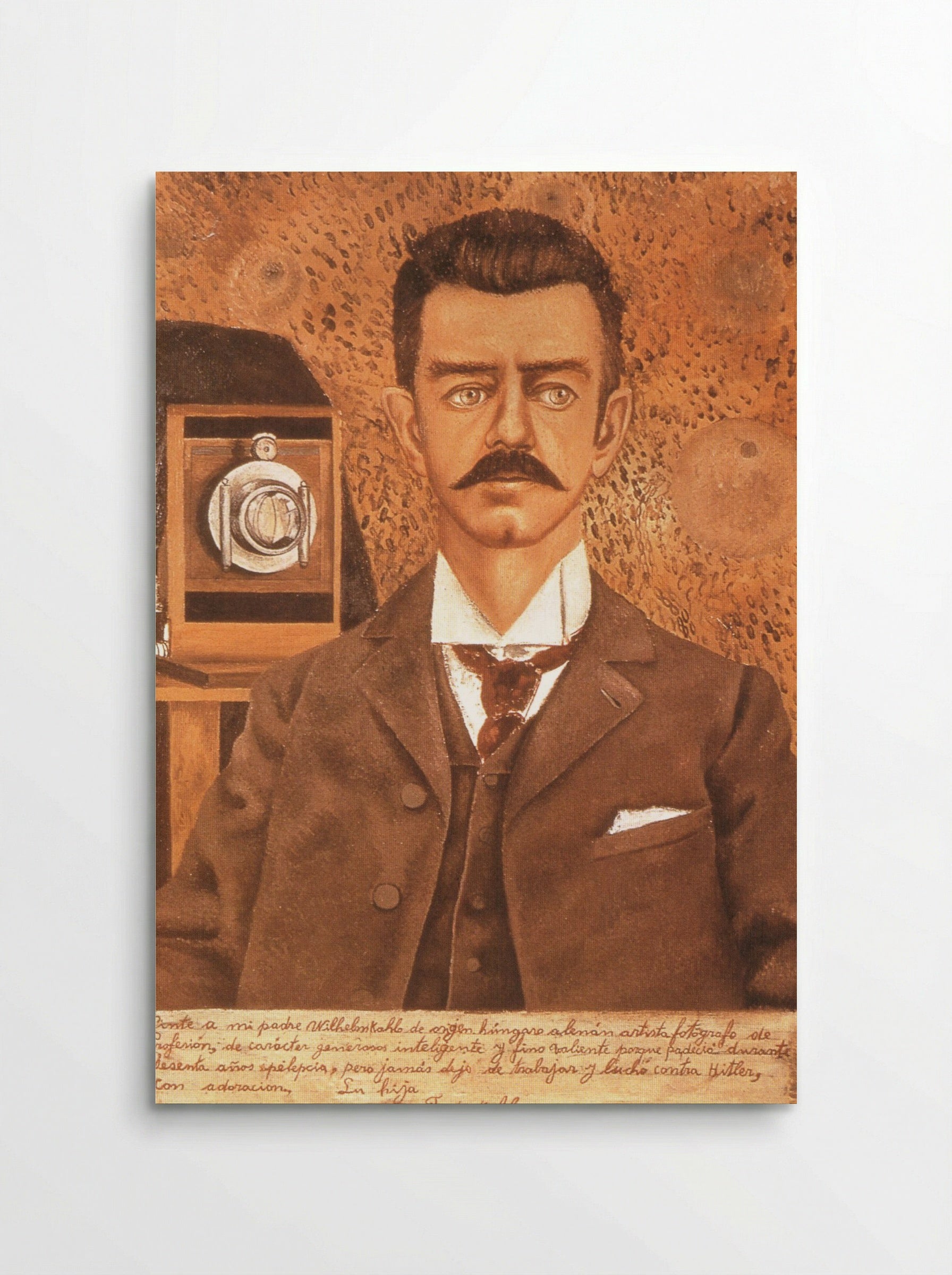 Portrait of My Father, Wilhelm Kahlo - Frida Kahlo - Poster