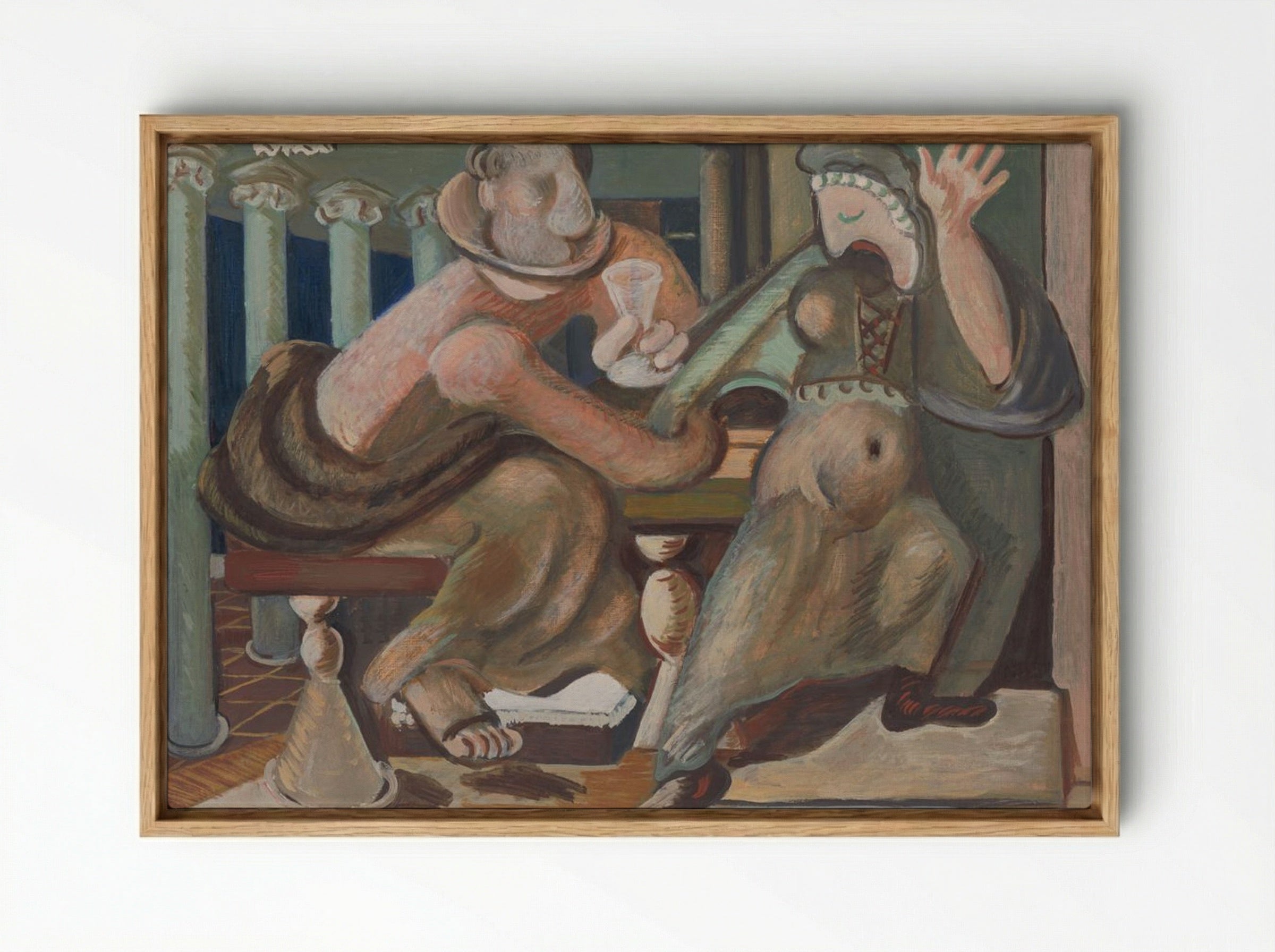 Seduction by Cypria - Cyprián Majerník - Framed Canvas Wood