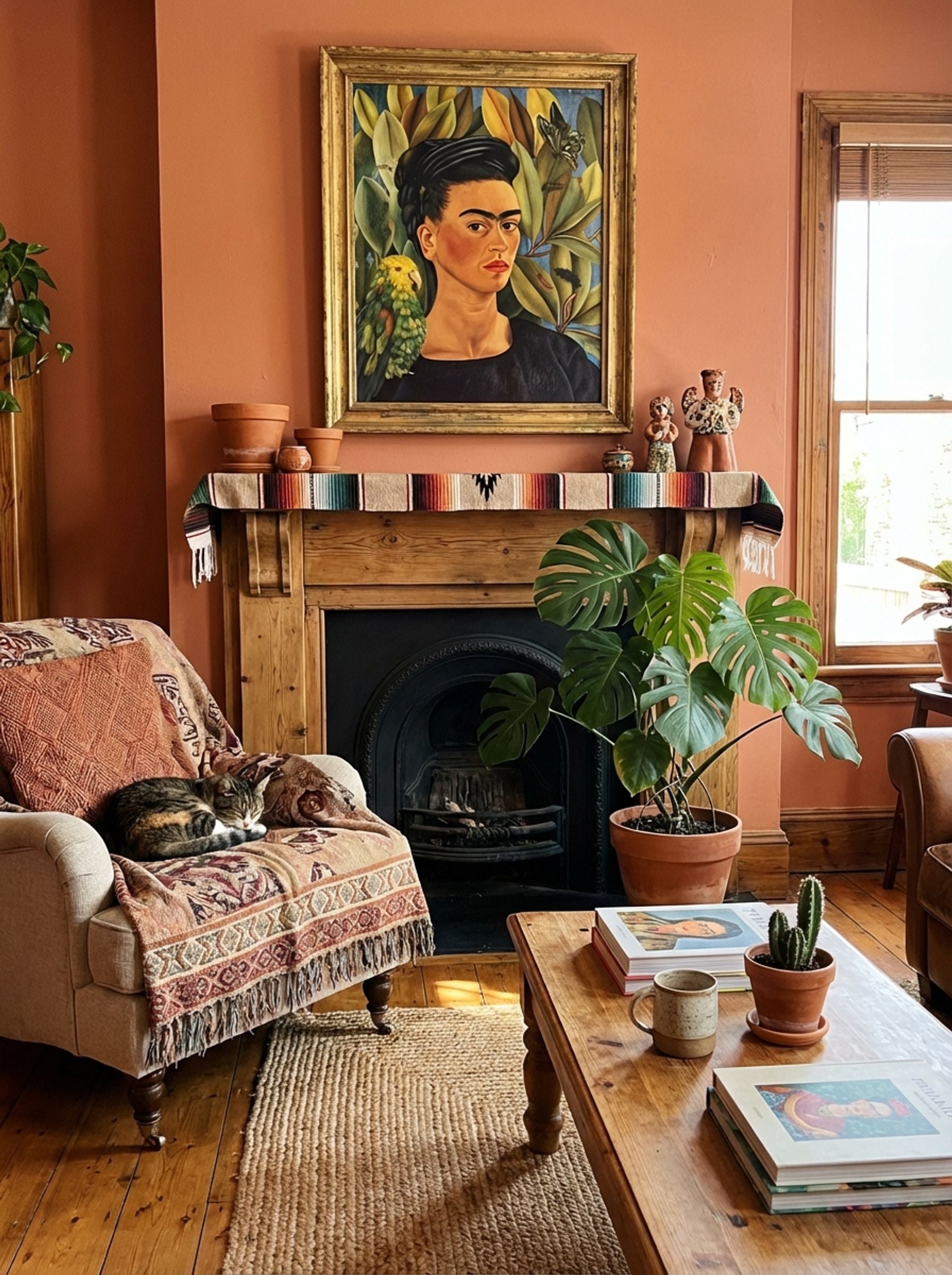 Self-Portrait with Bonito - Frida Kahlo - Lifestyle