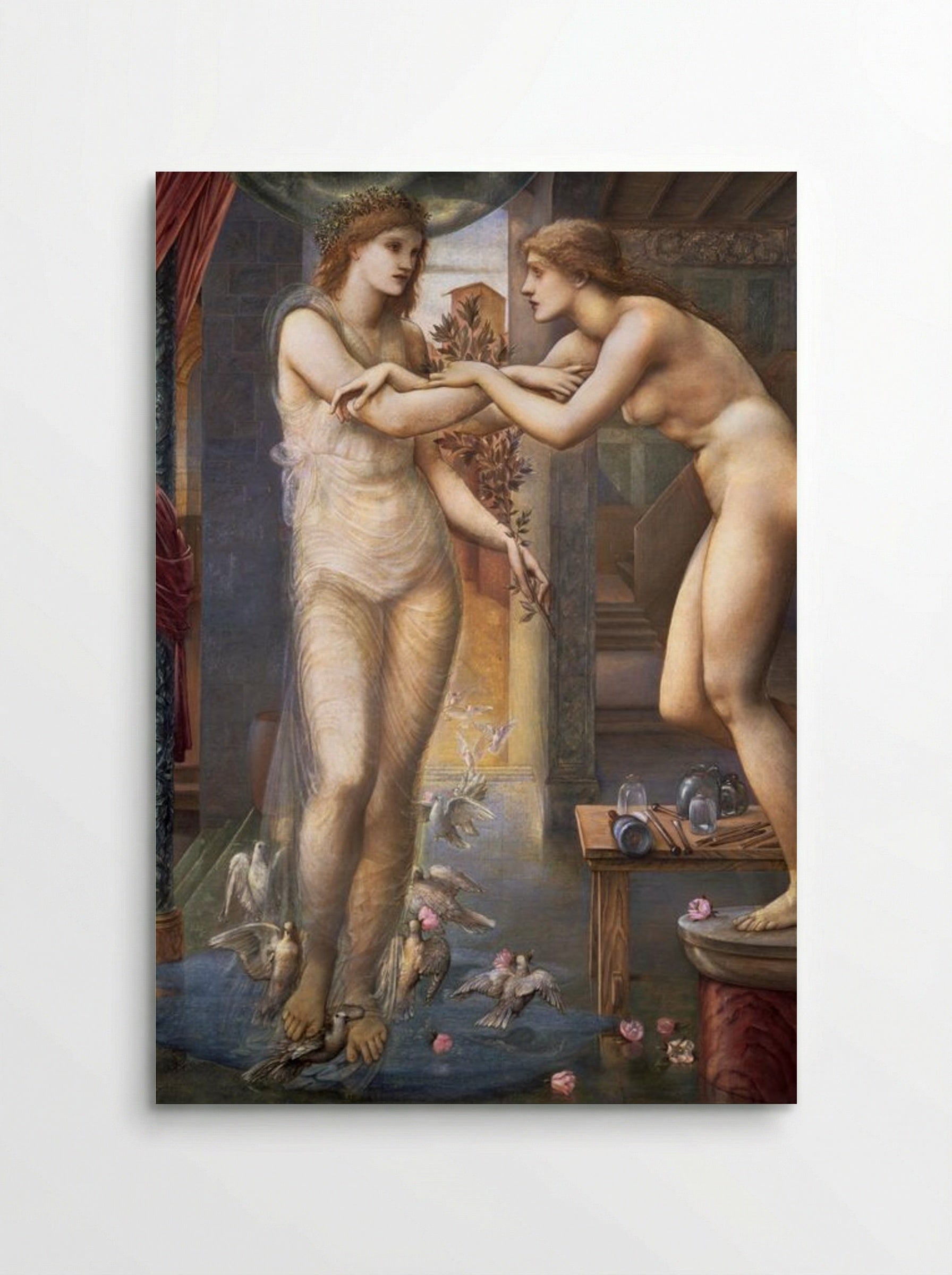 Pygmalion and the Image: The Godhead Fires - Edward Burne-Jones - Poster