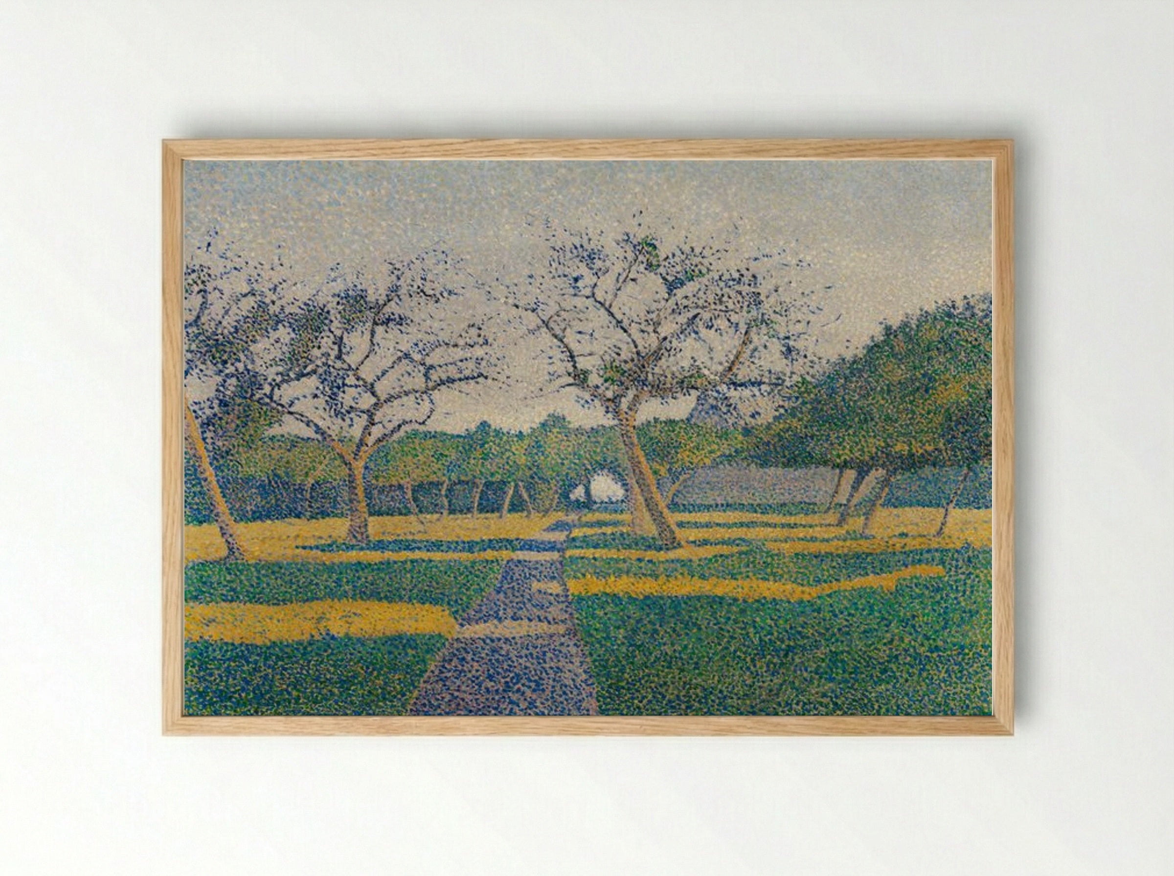 Orchard at La Louvière - Alfred William Finch - Framed Print Wood