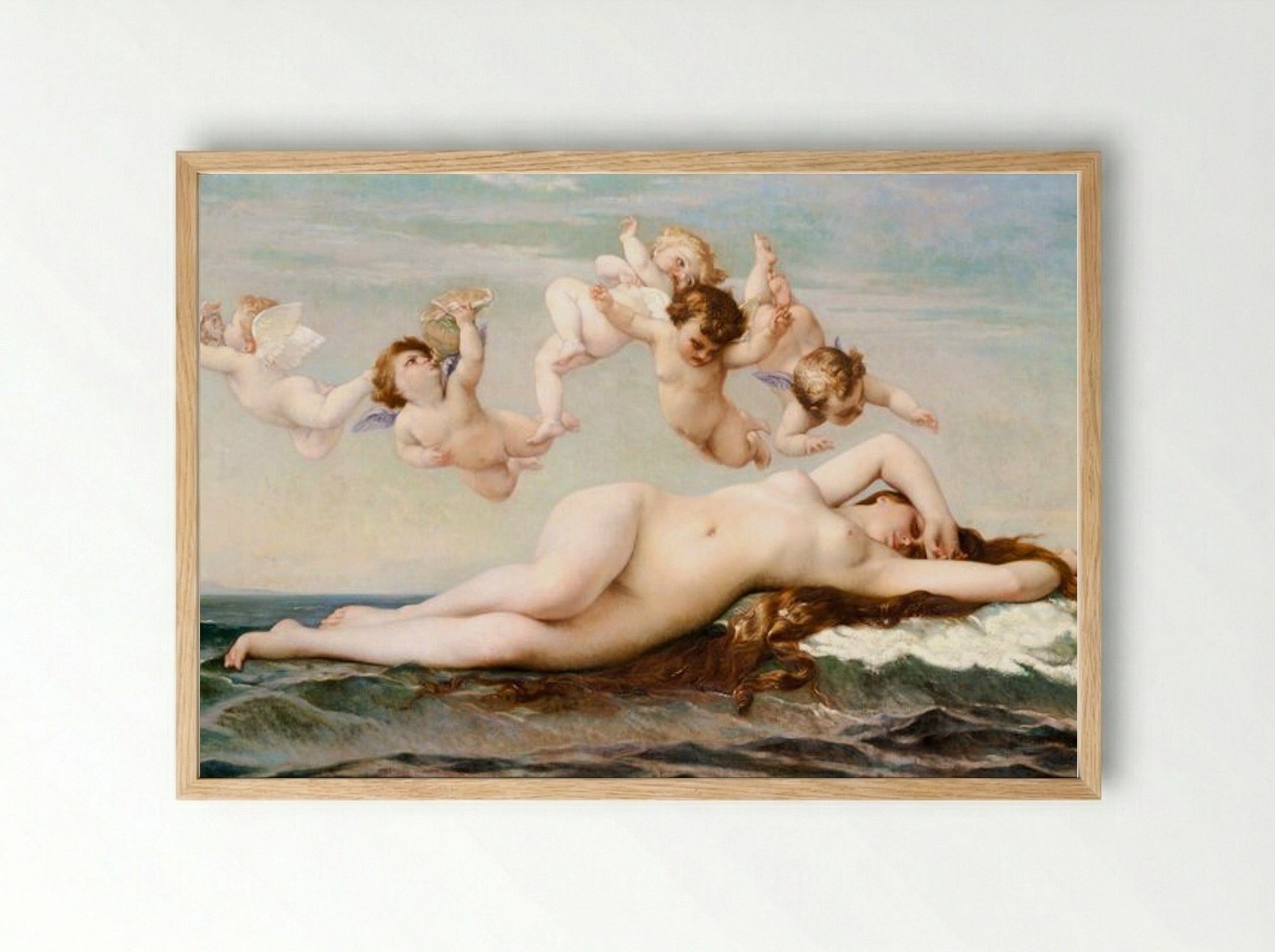 The Birth of Venus - Alexandre Cabanel - Framed Print Wood
