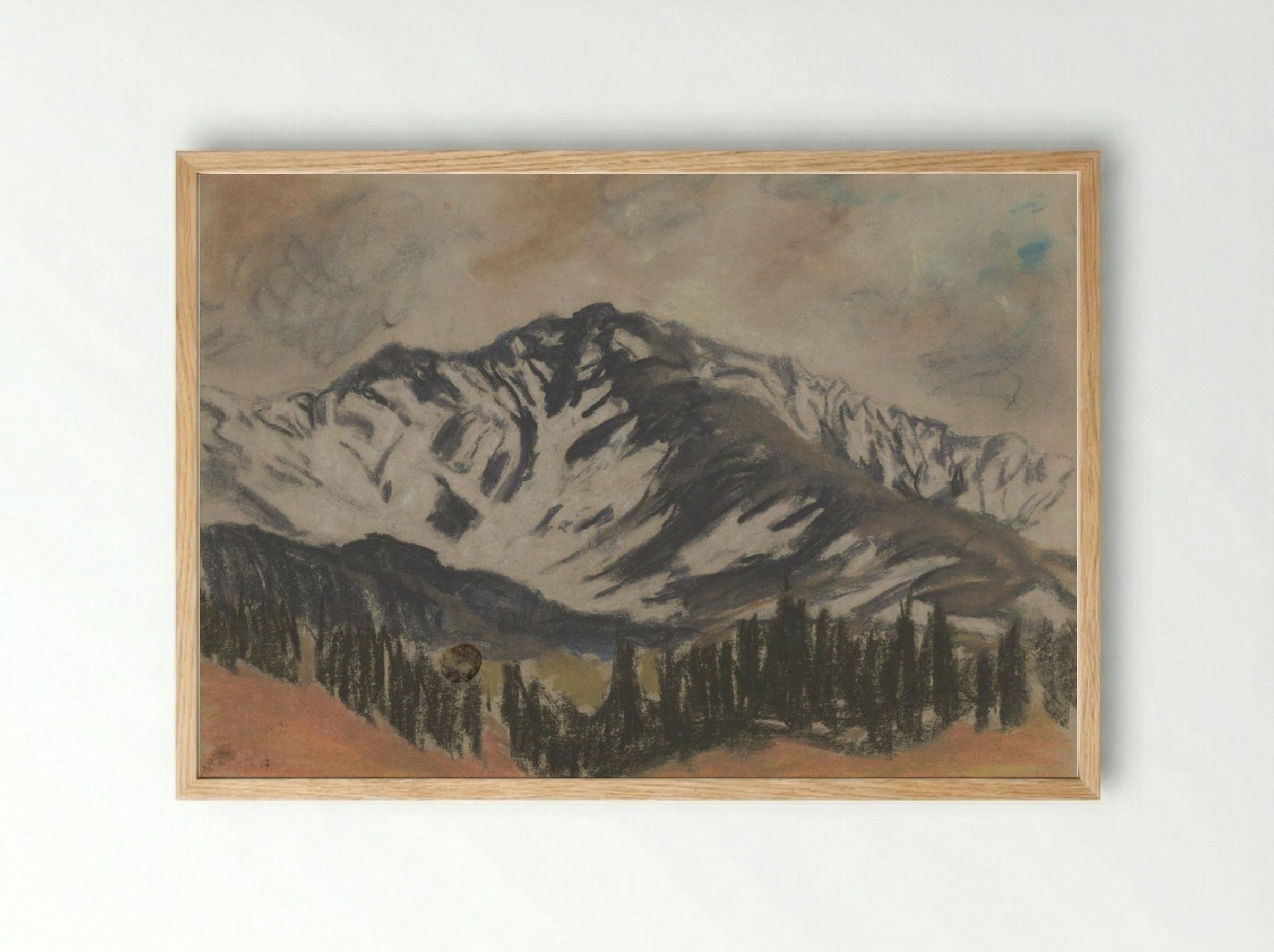 Motif from the High Tatras - Zolo Palugyay - Framed Print Wood