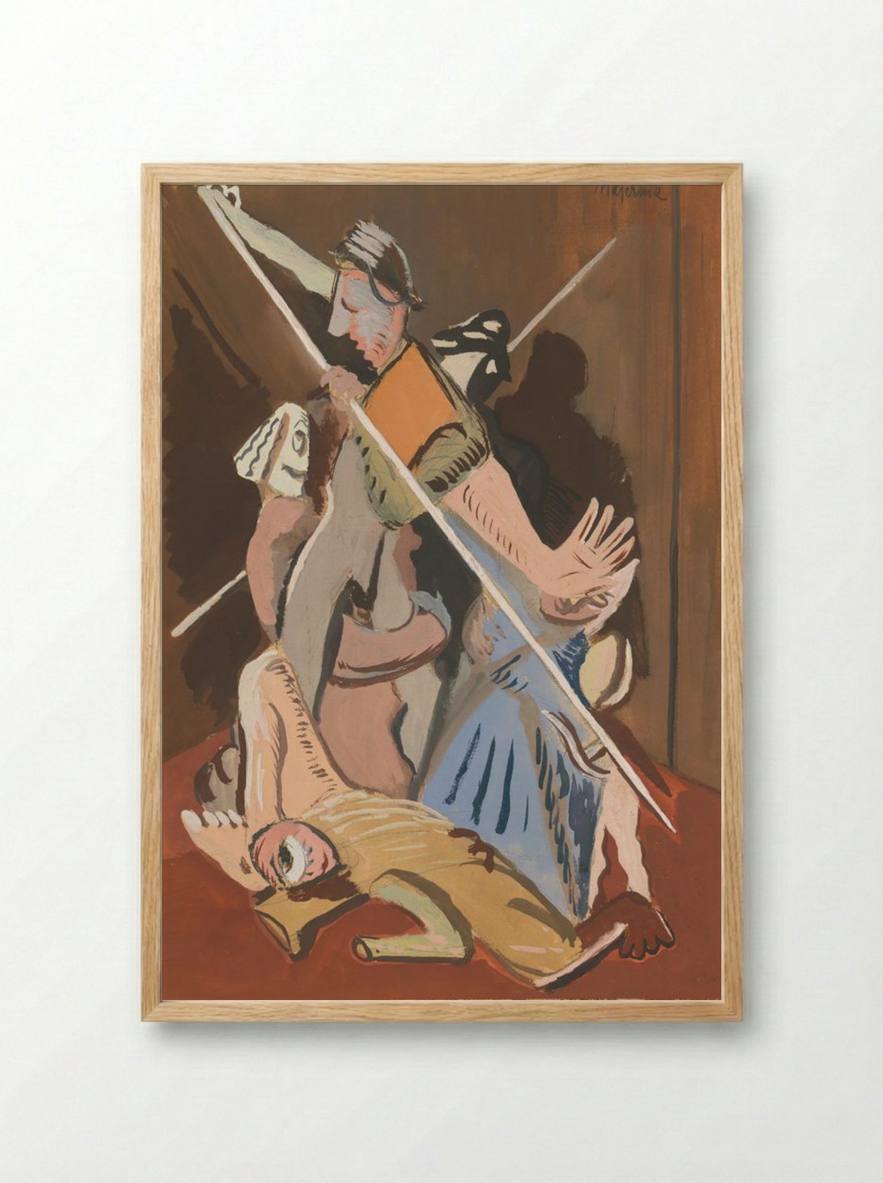 St Sebastian - Cyprián Majerník - Framed Print Wood
