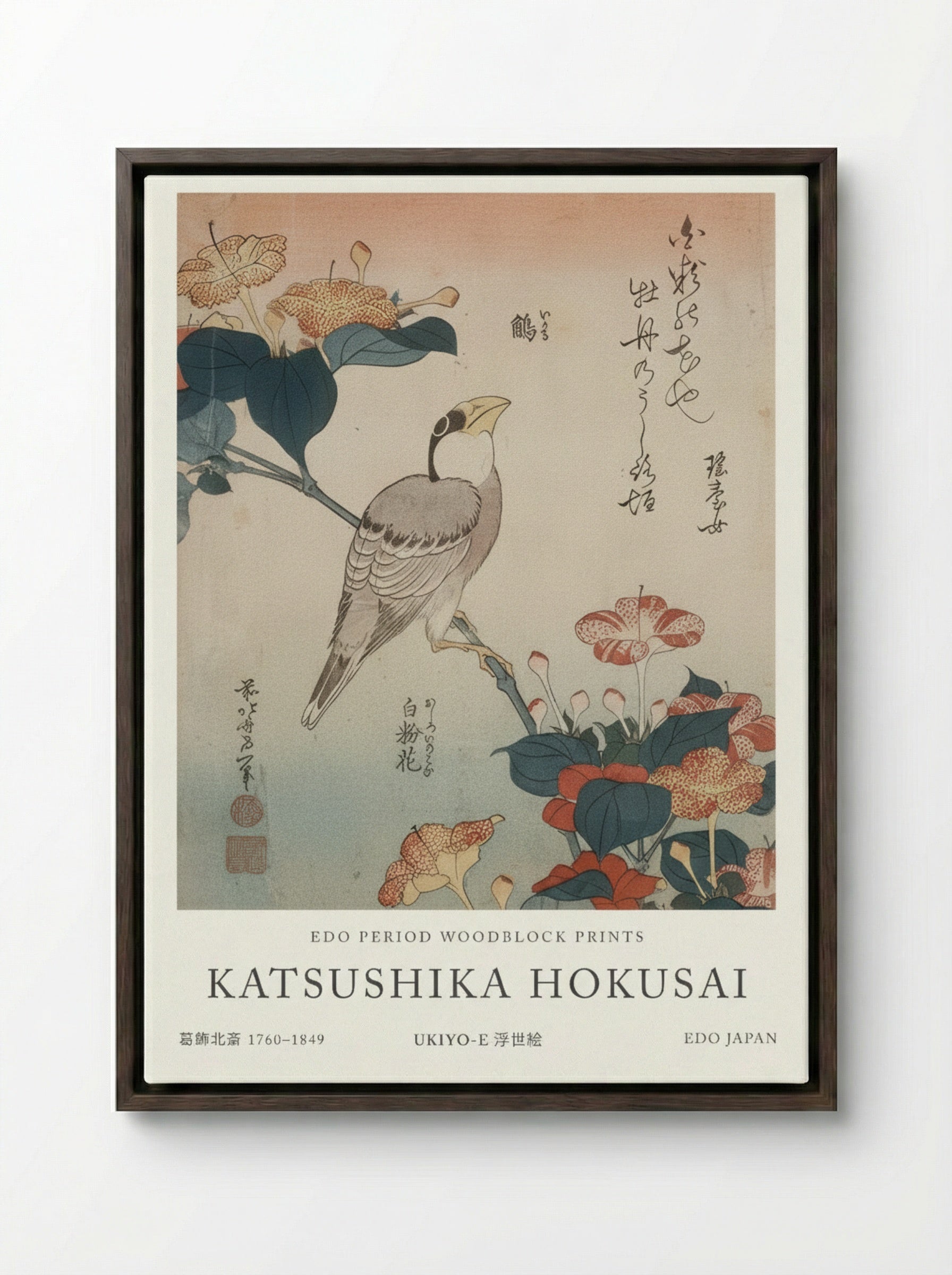 Grosbeak and Mirabilis – Fine Art Print