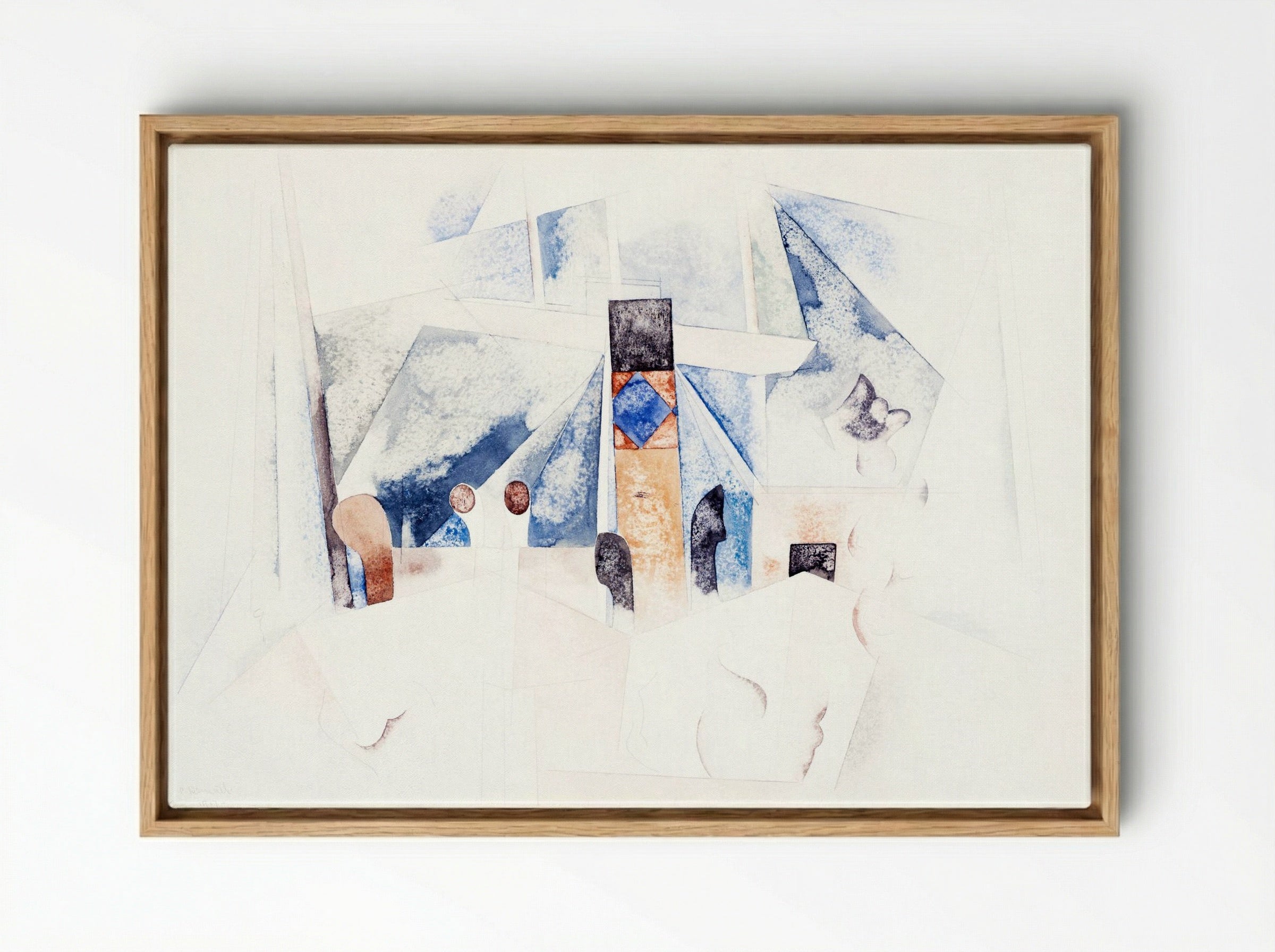 Bermuda Landscape No. 1 - Charles Demuth - Framed Canvas Wood