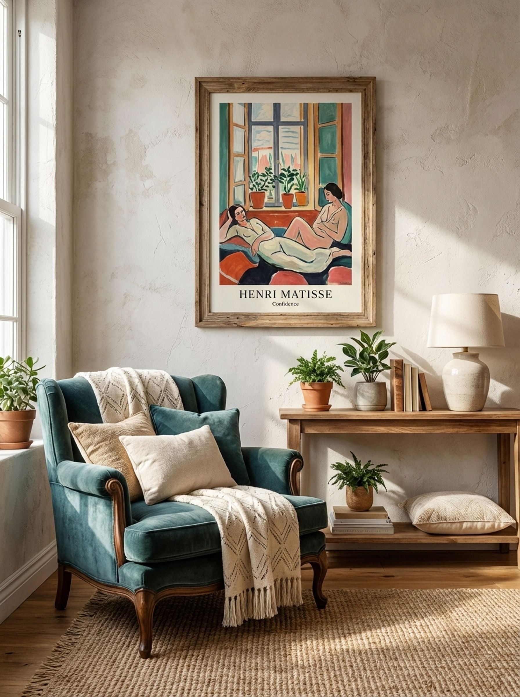 Confidence by Henri Matisse – Fauvist Figurative Expression Print - Lifestyle