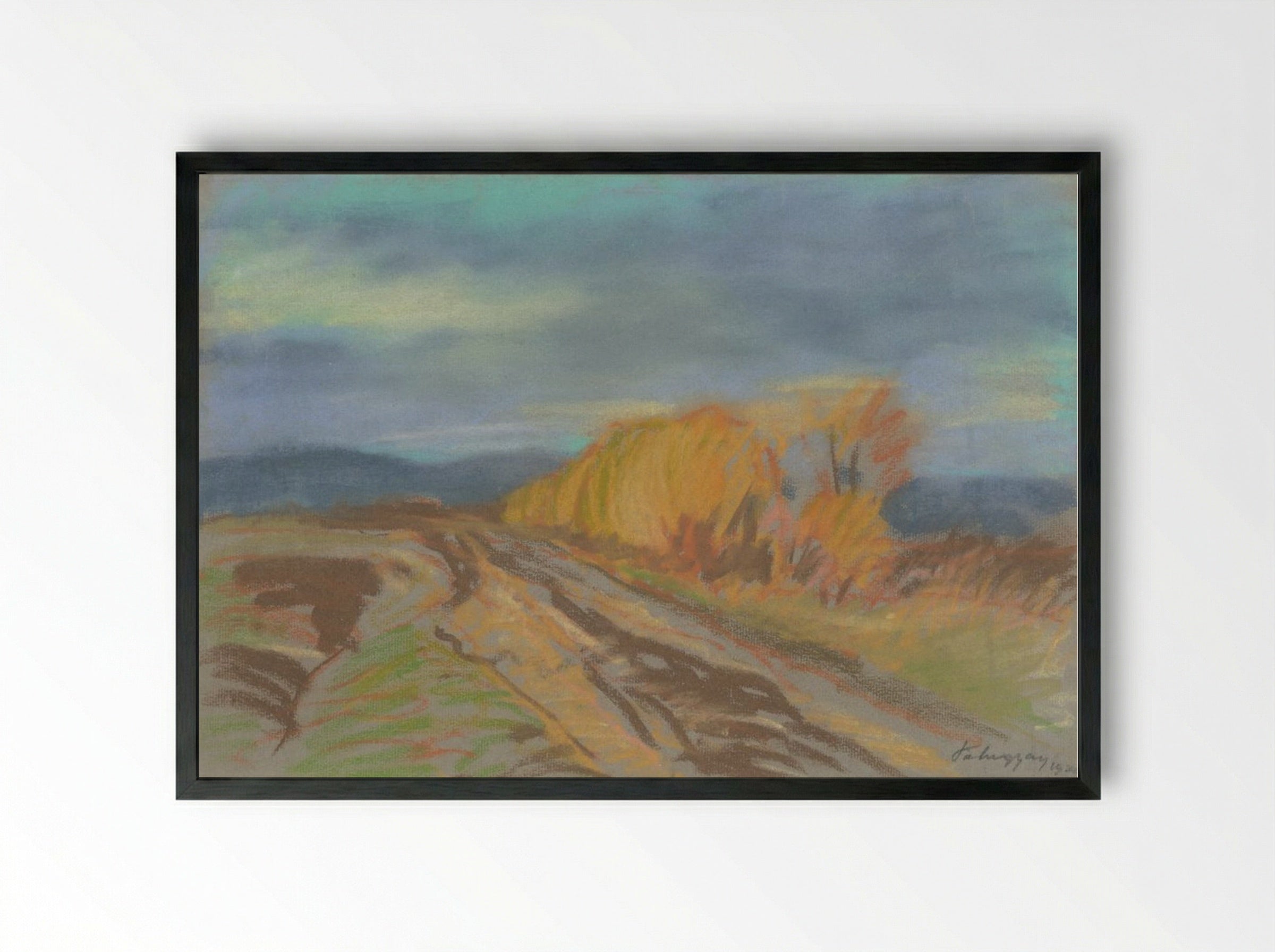 Autumn Motif - Zolo Palugyay - Framed Print Black