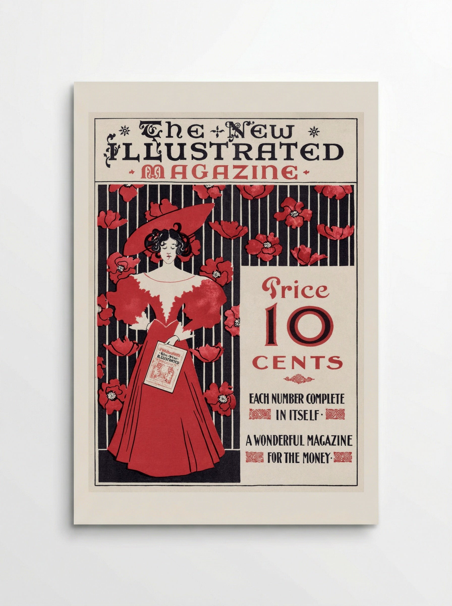 The New Illustrated Magazine (Cover Design) - Ethel Reed - Poster