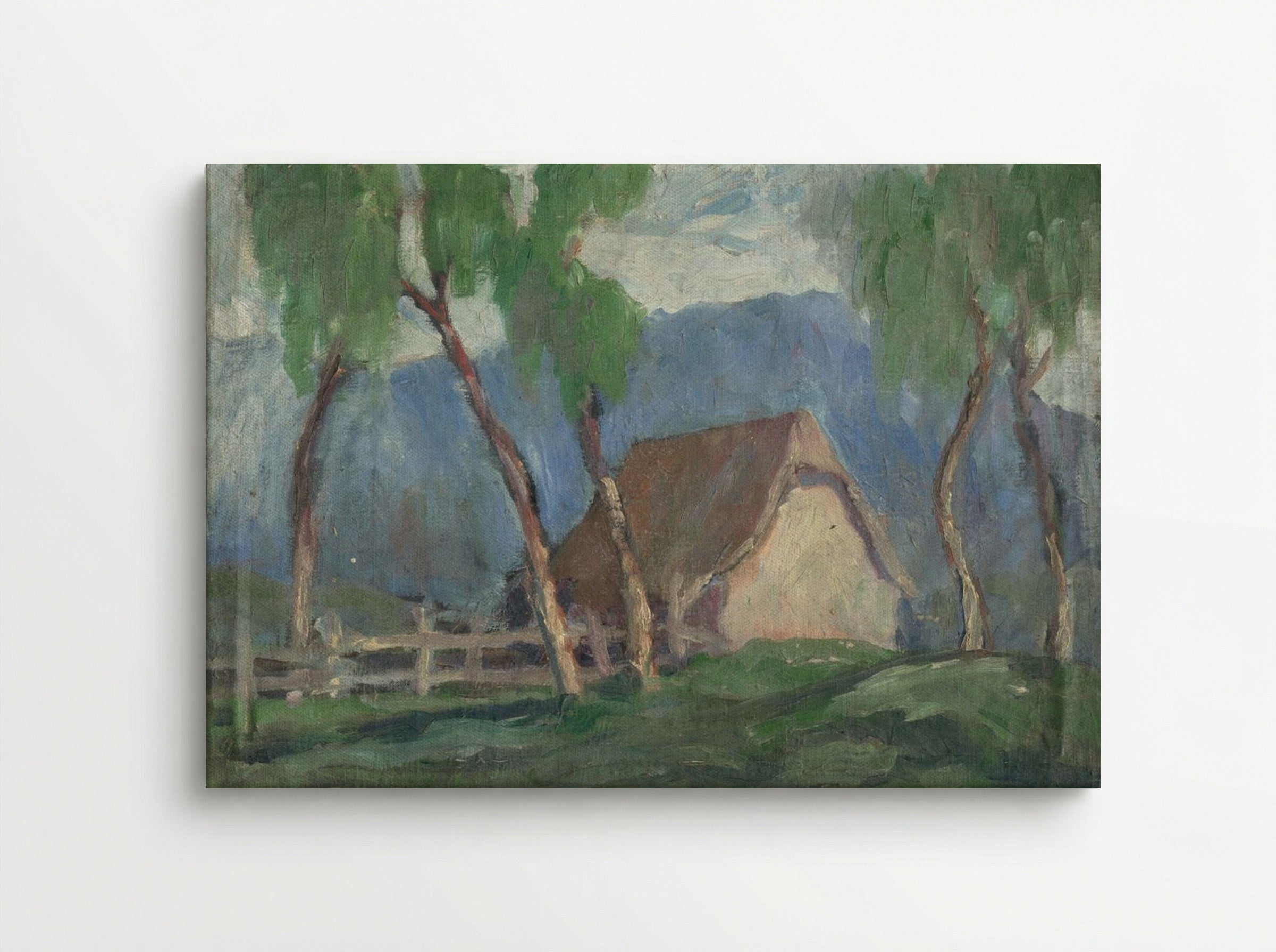 Landscape with Birches - Zolo Palugyay - Canvas