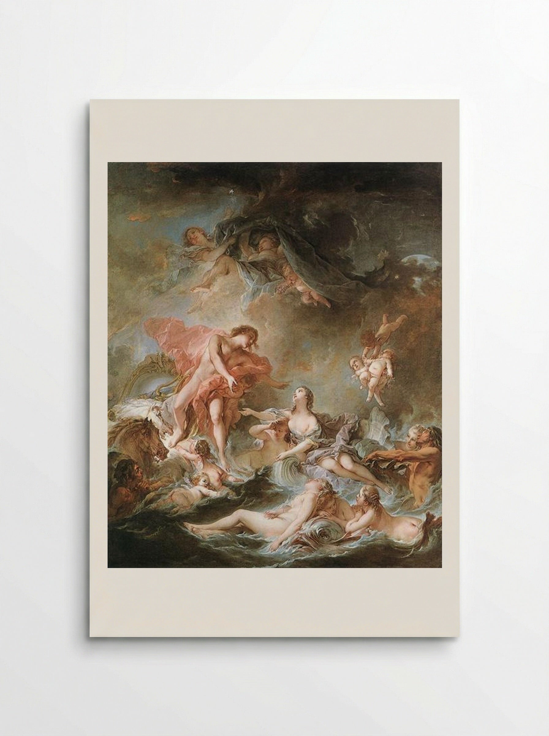 The Setting of the Sun - François Boucher - Poster
