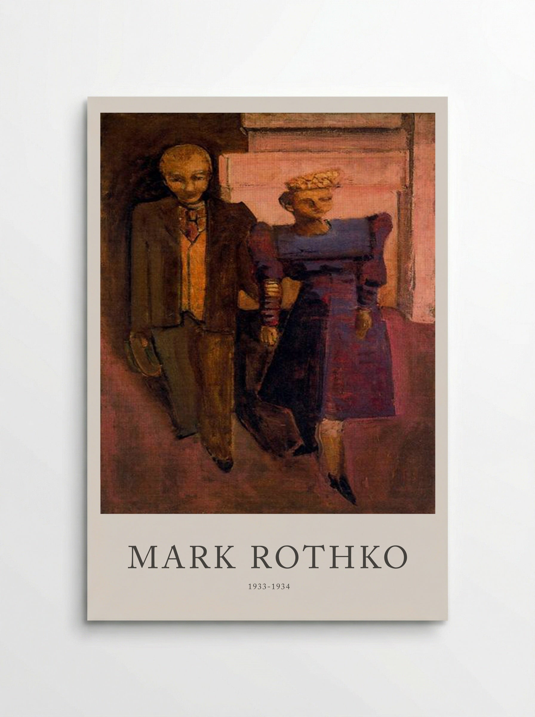 Untitled (Couple in Cityscape) - Mark Rothko - Poster