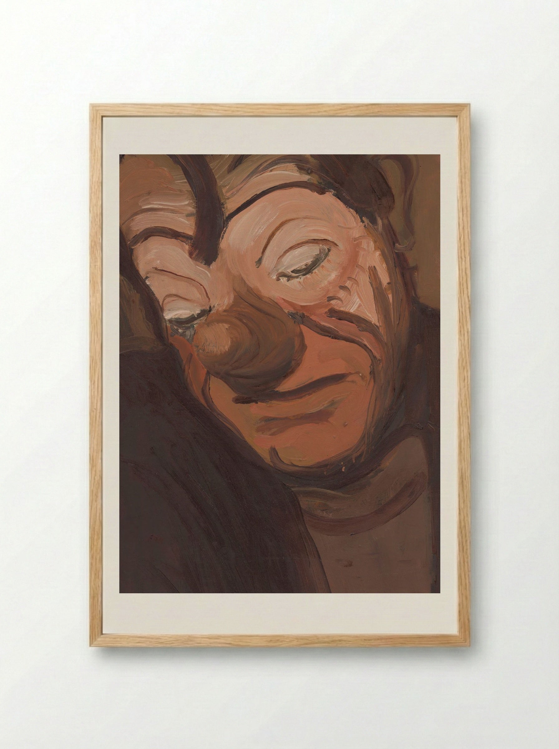 Clown - Cyprián Majerník - Framed Print Wood