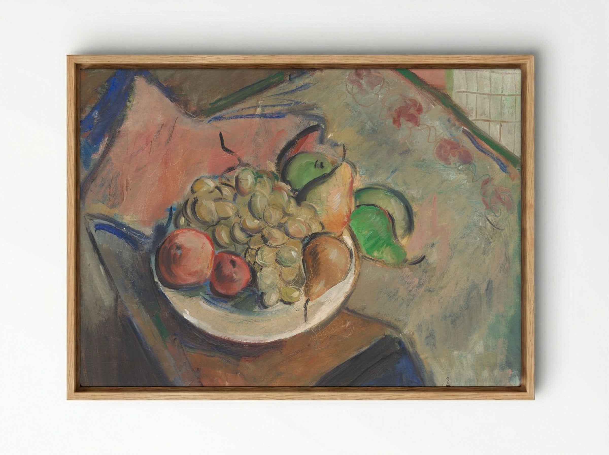 Still Life with Fruit - Cyprián Majerník - Framed Canvas Wood