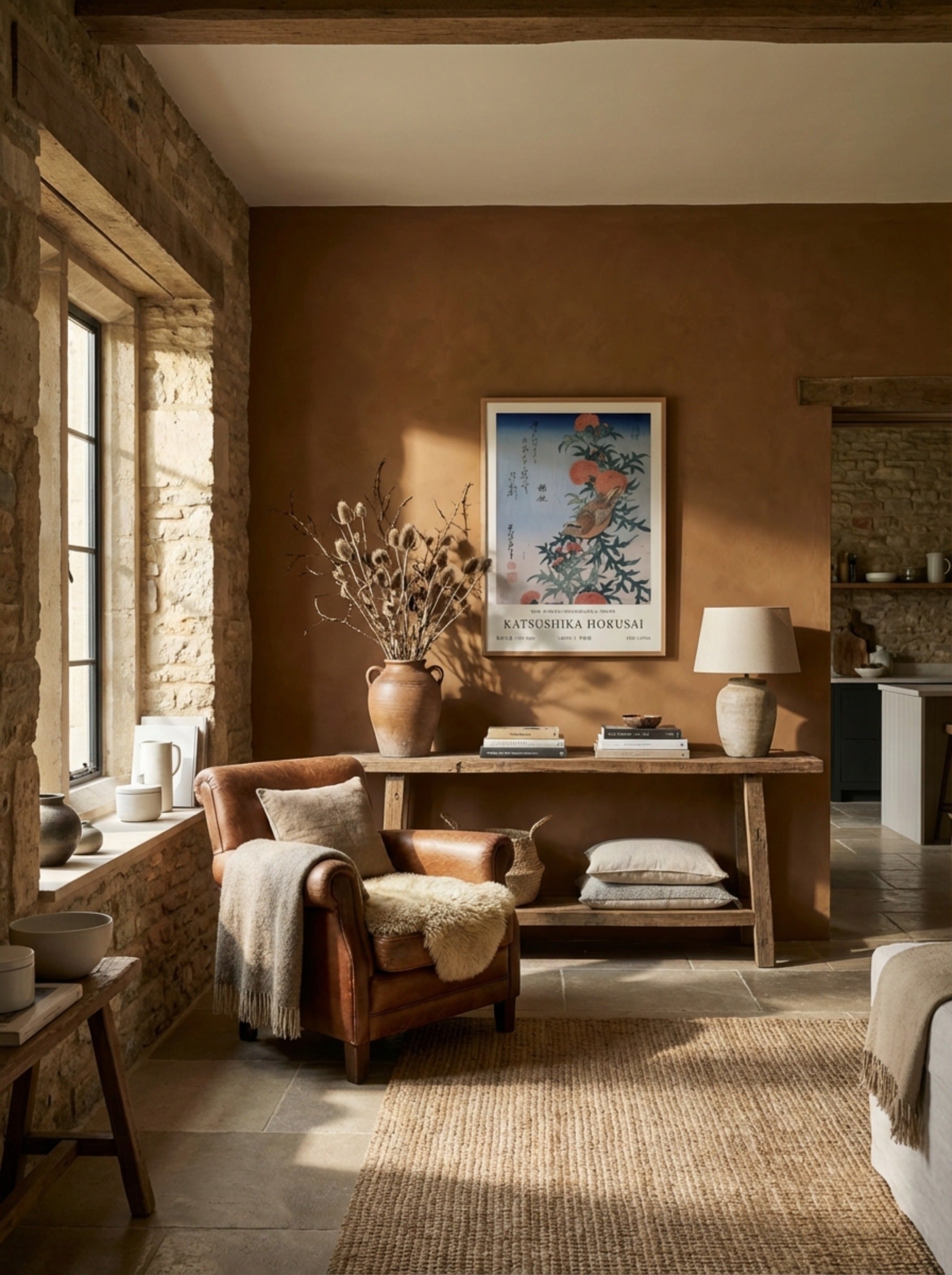 Irises and Grasshopper – Fine Art Print