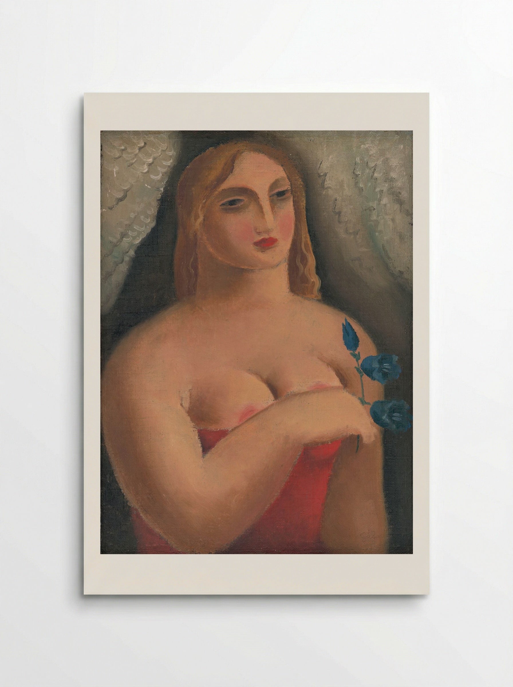 Woman with Bellflowers - Mikuláš Galanda - Poster